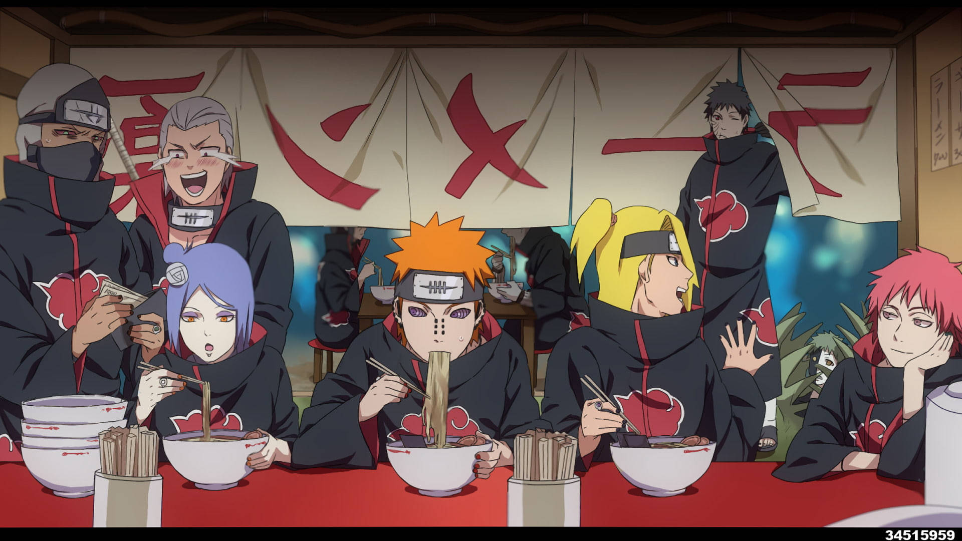 Naruto Pain Dinee Muurpapier