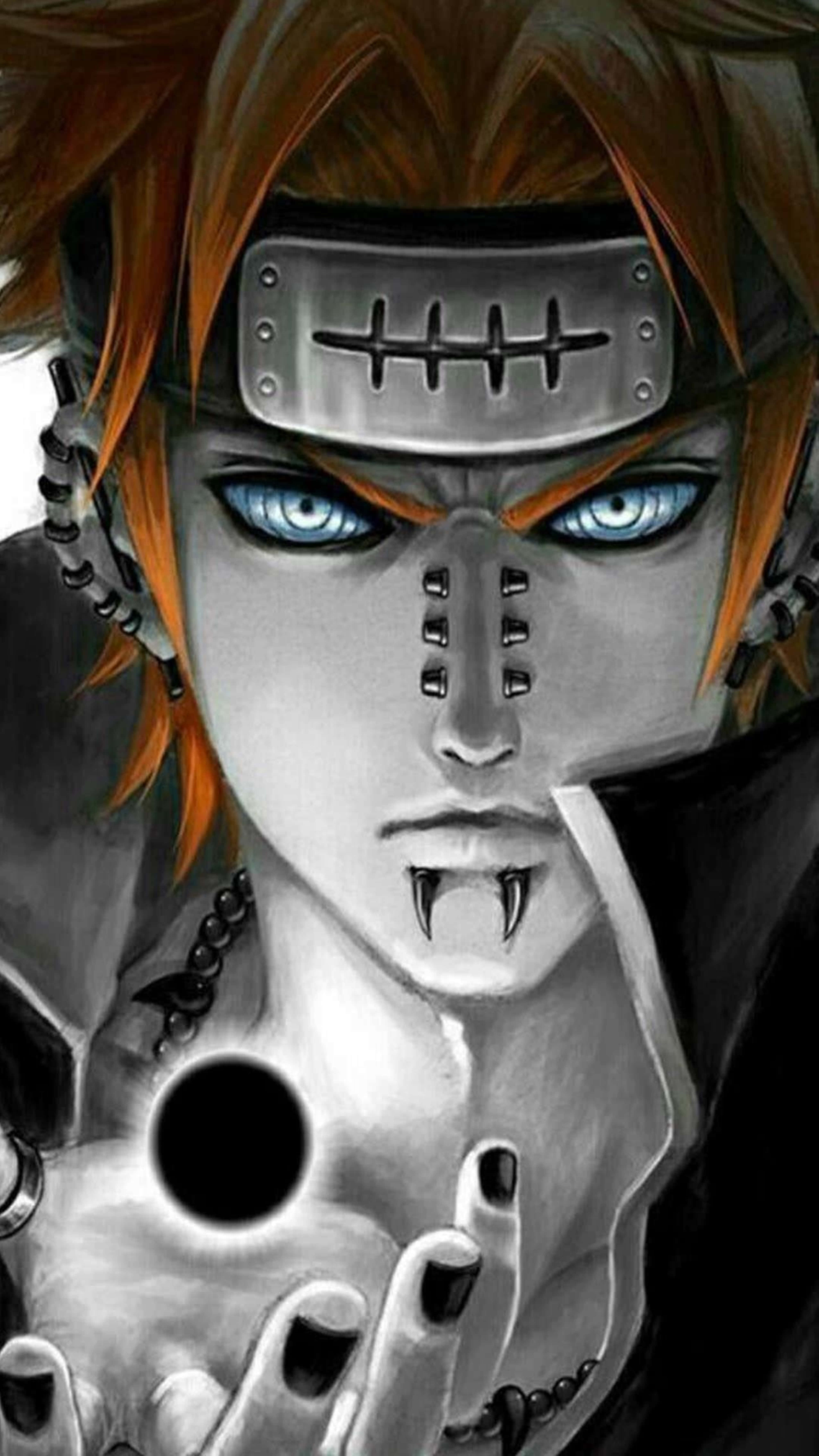 Naruto Pain nabyfoto 4K Muurpapier