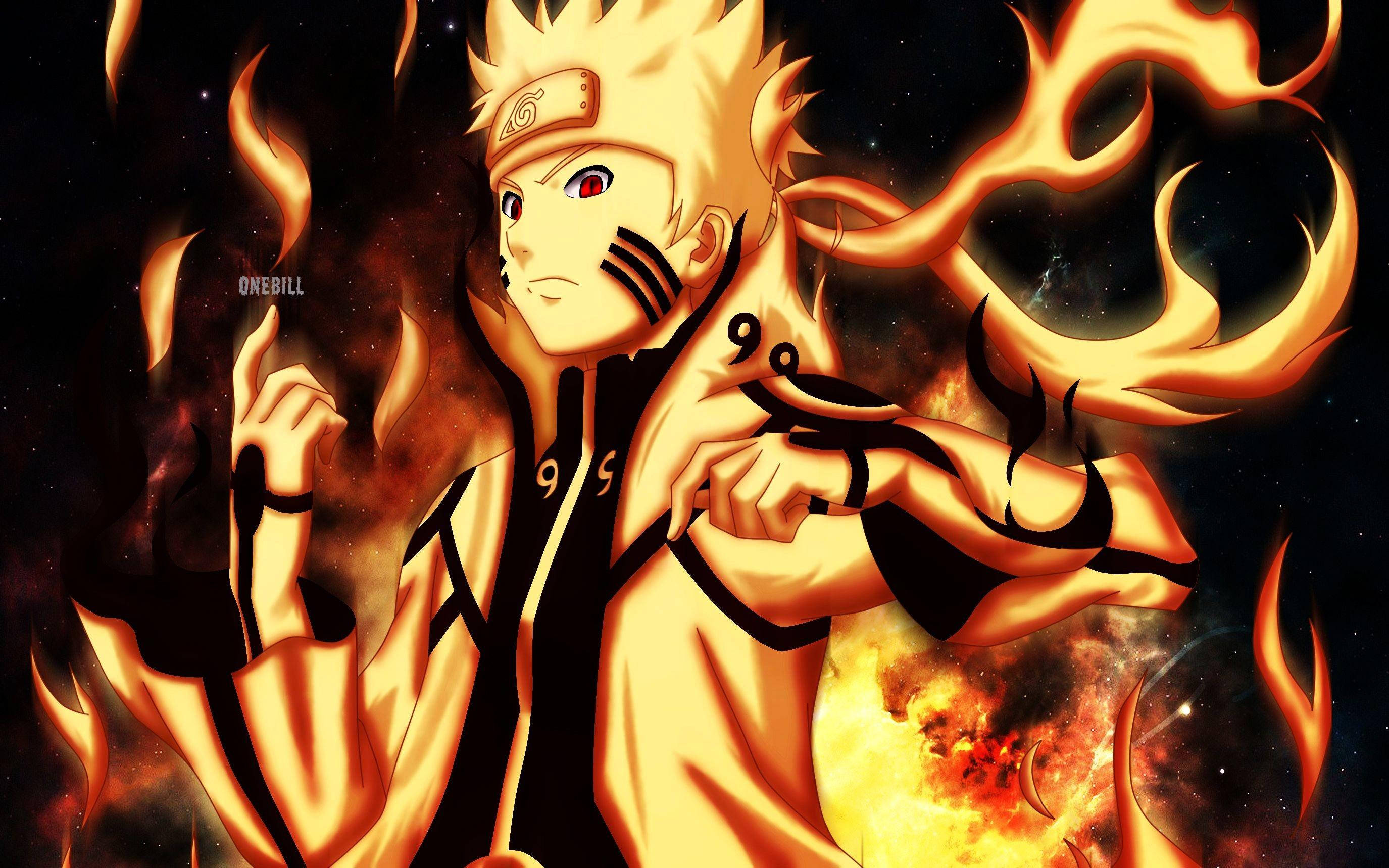 Naruto PC Ses van Wysgerige Weë Muurpapier