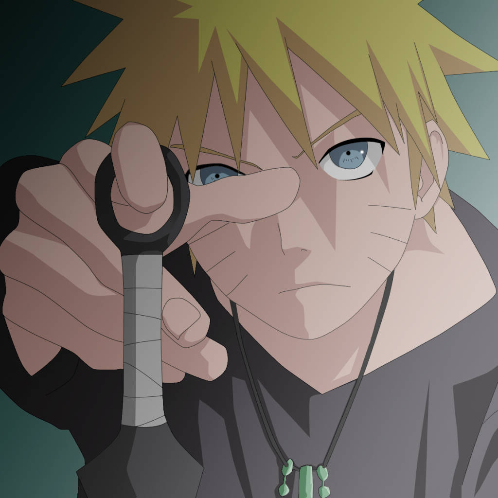 Naruto PFP met Kunai Muurpapier