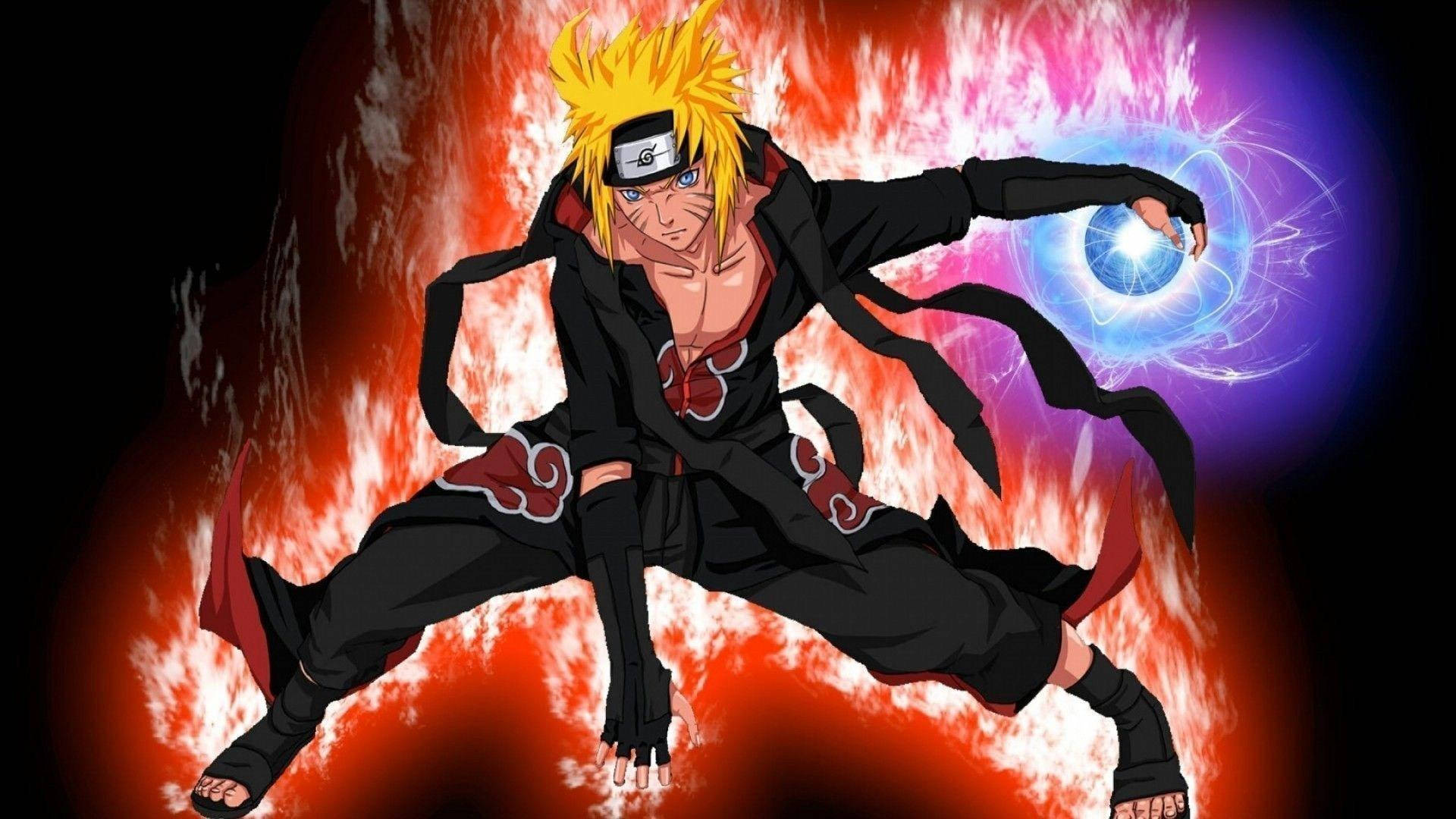 Naruto-plakkaat Akatsuki-mantel Muurpapier