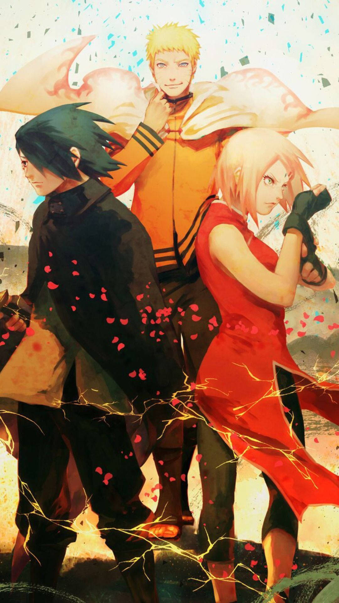 Naruto Plakkaat Kuns Muurpapier