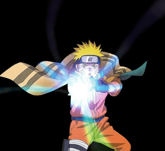 Naruto Rasengan Oefening Muurpapier