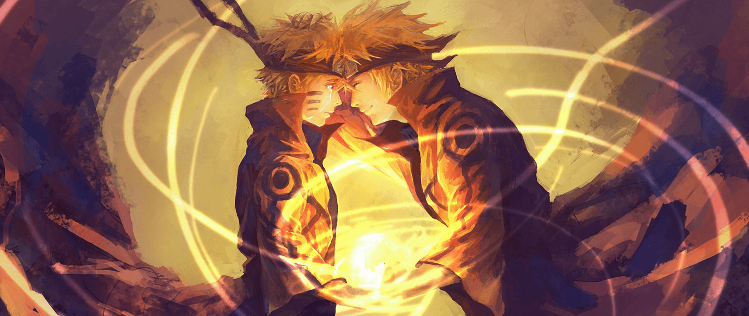 Naruto Shippuden - Vyf Kages-beraad Muurpapier