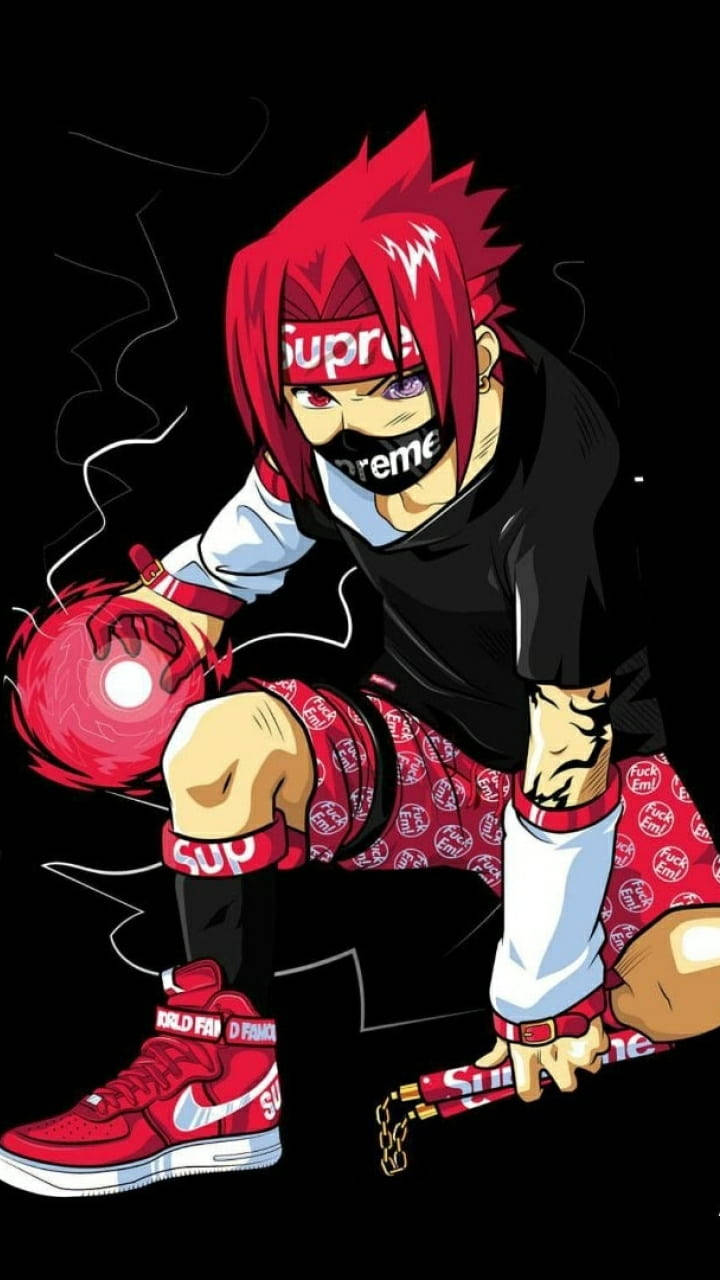 Naruto Supreme Geredigeerde Jong Sasuke Muurpapier