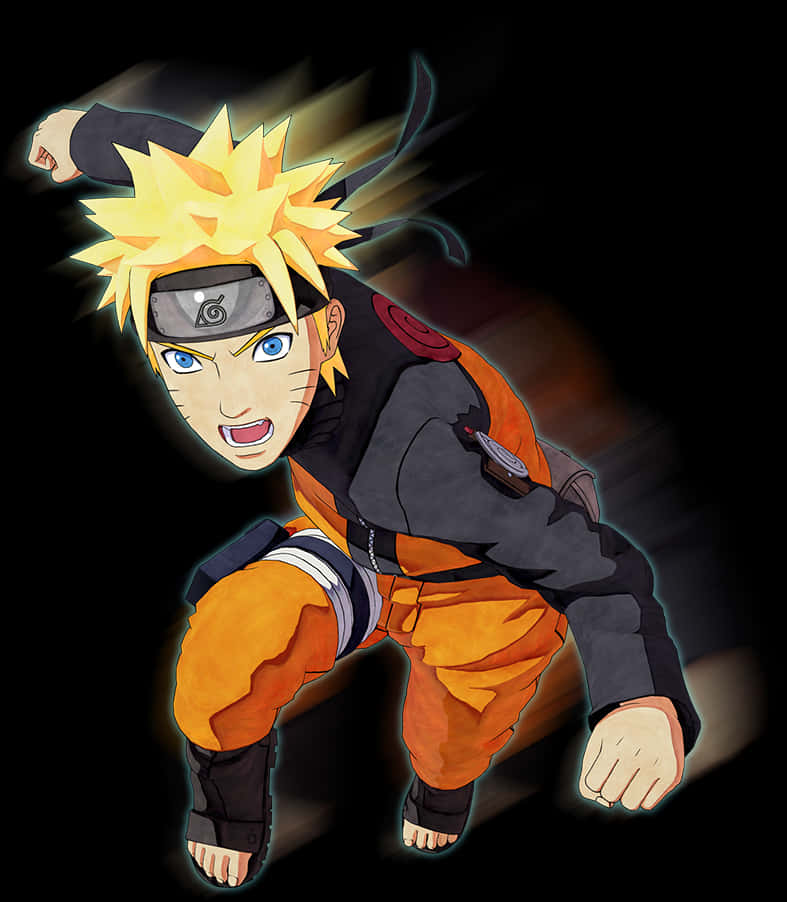 Naruto Uzumaki Aksiepouse Muurpapier