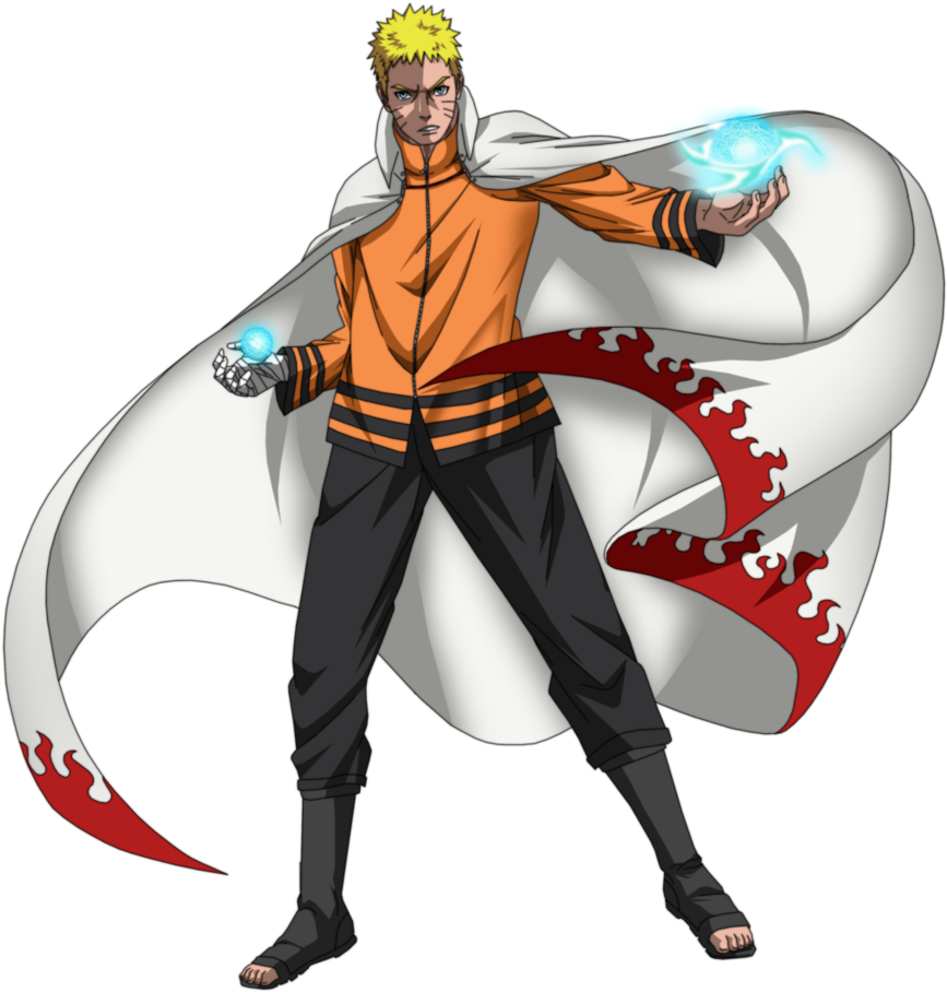 Naruto Uzumaki Chakra-modus Muurpapier