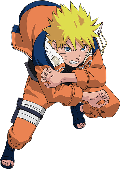 Naruto Uzumaki Gereed vir Geveg Muurpapier