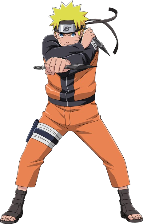 Naruto Uzumaki Gereed vir Stryd Muurpapier