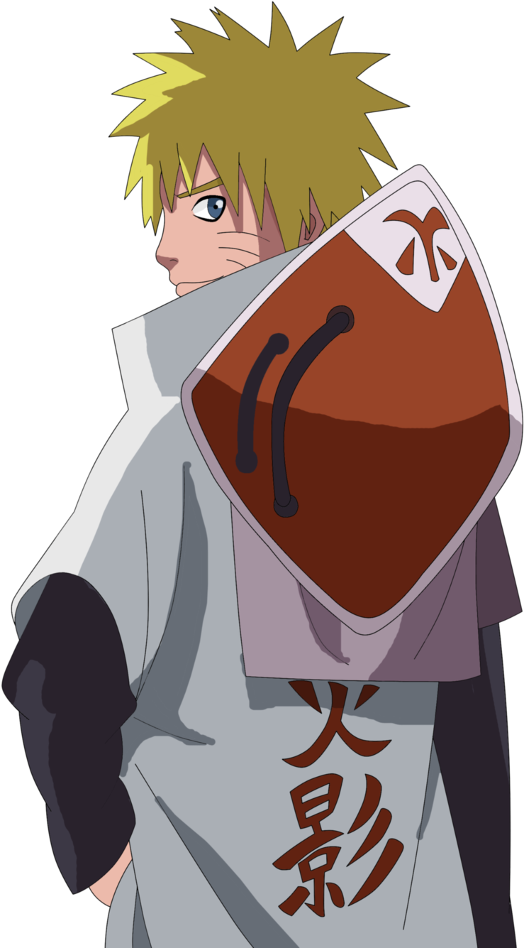 Naruto Uzumaki Hokage-mantel Muurpapier