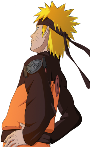 Naruto Uzumaki Profielhouding Muurpapier