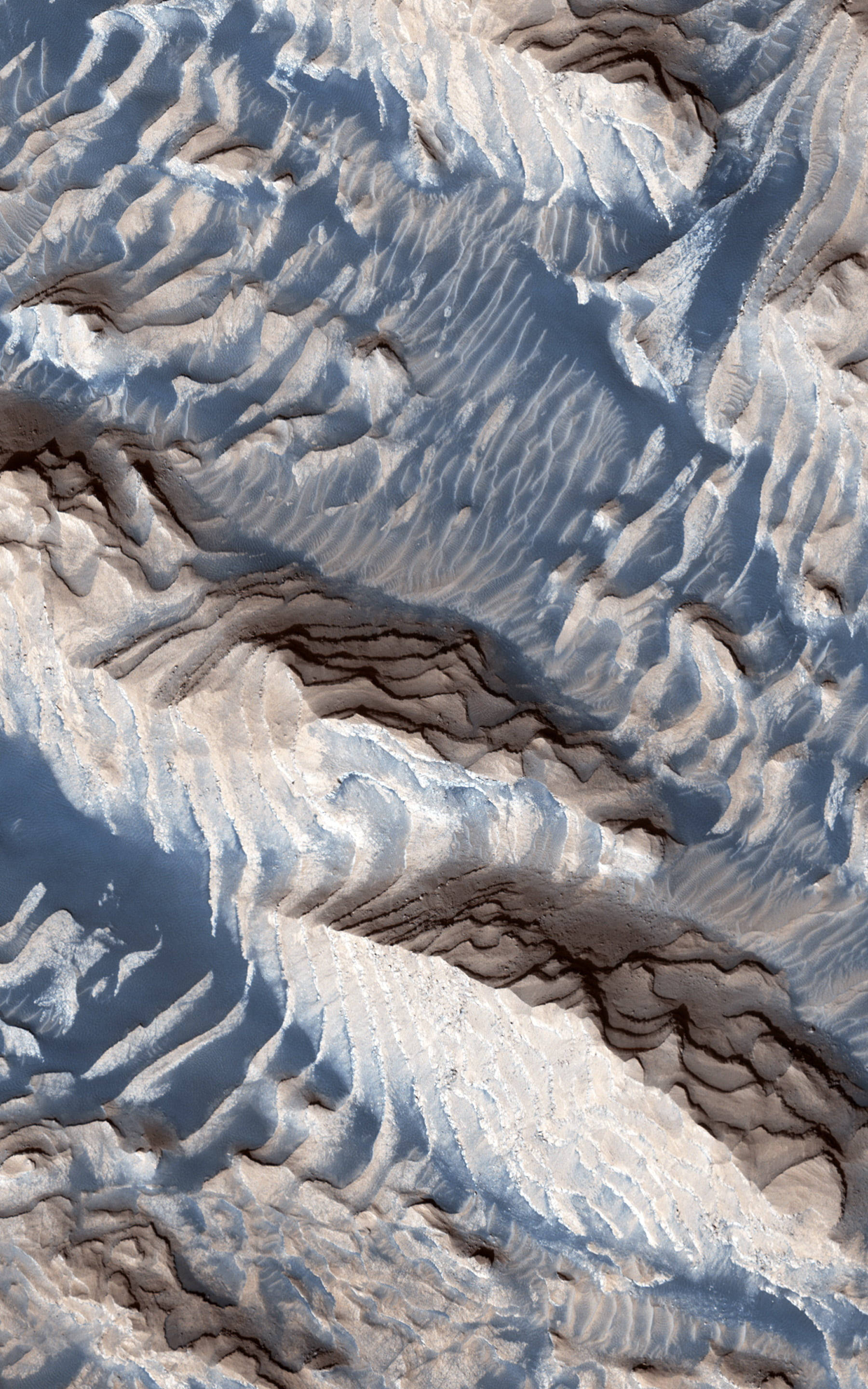 NASA iPhone Mars Berge Muurpapier