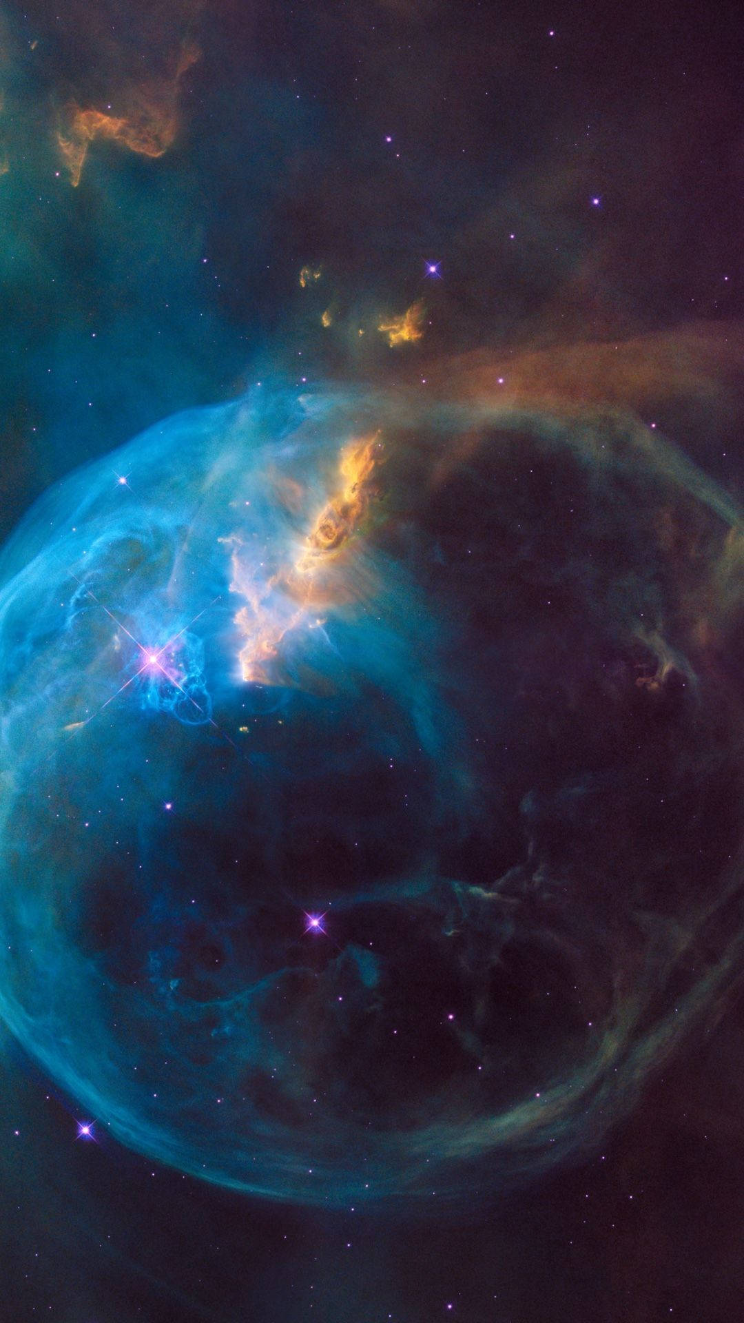 NASA iPhone Pragtige Newel Muurpapier