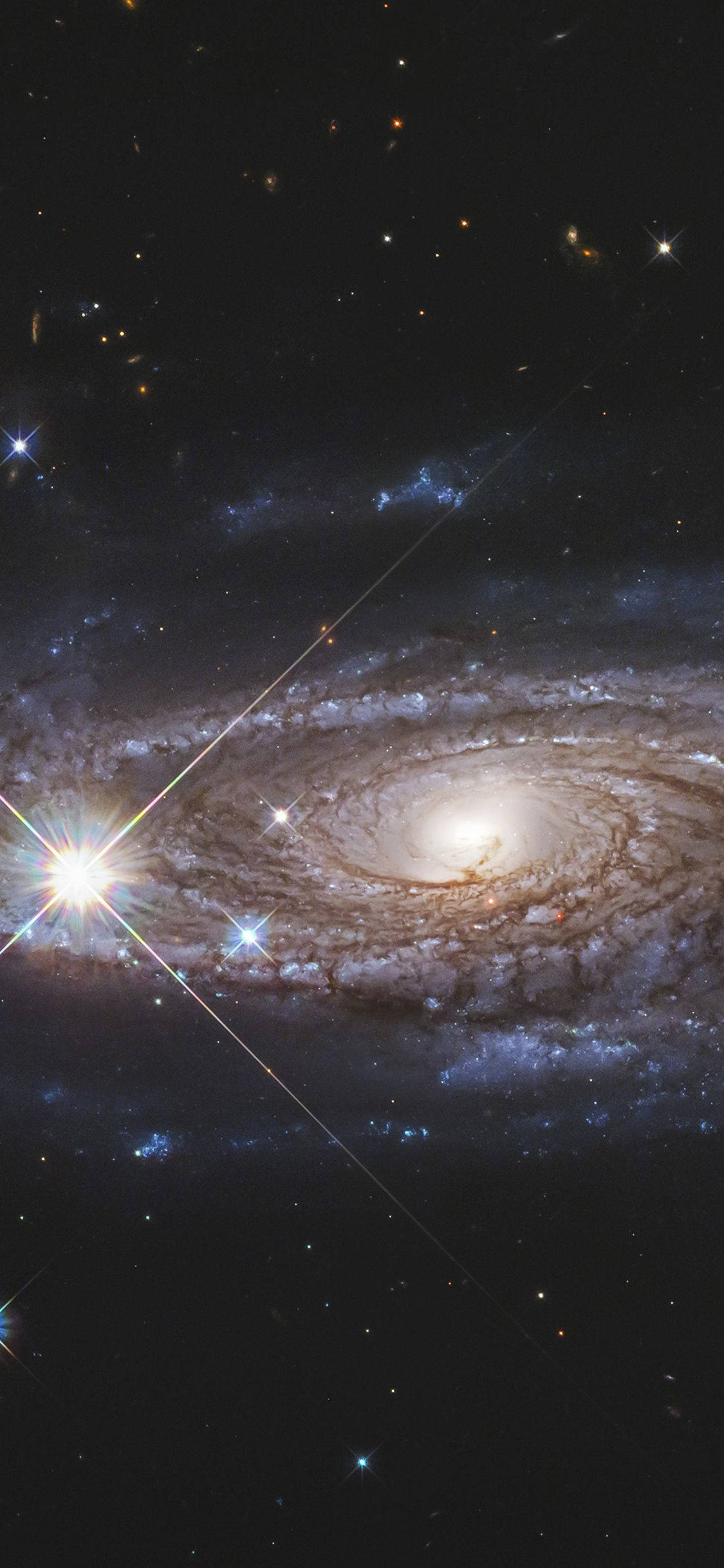 NASA iPhone Skynende Sterrestelsel Muurpapier