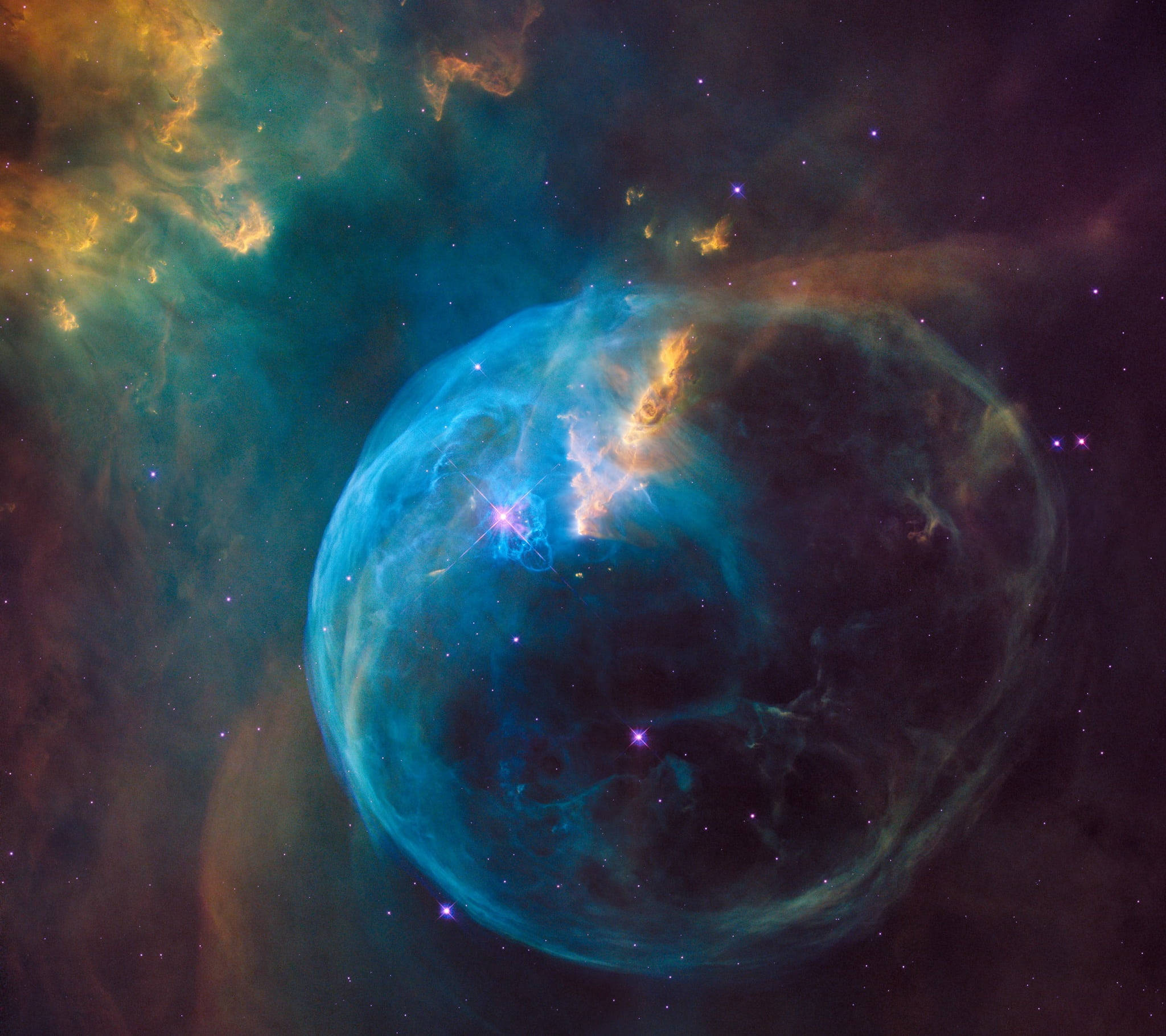 NASA iPhone Wolf Rayet-ster Muurpapier