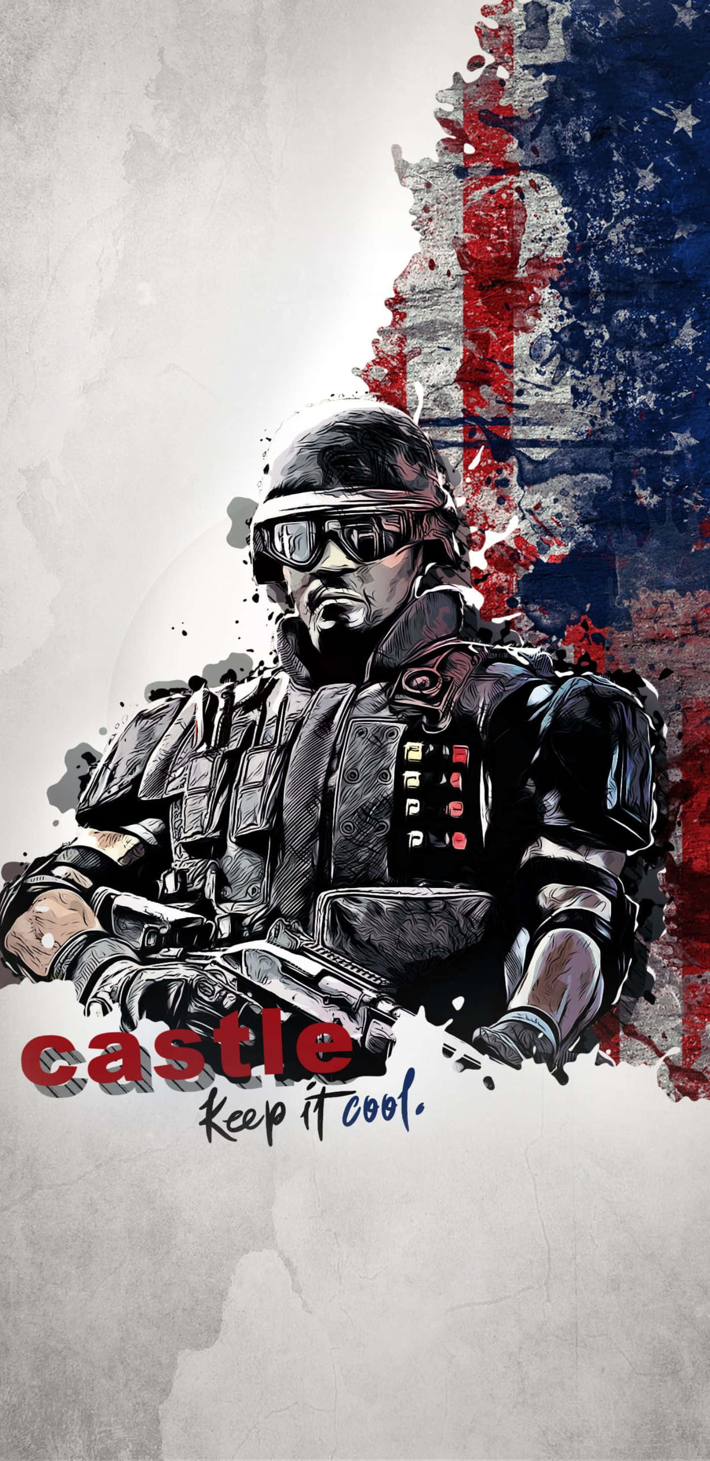 "Neem die stryd na die terroriste met die wonderlike Rainbow Six Siege op Pixel 3XL" Muurpapier