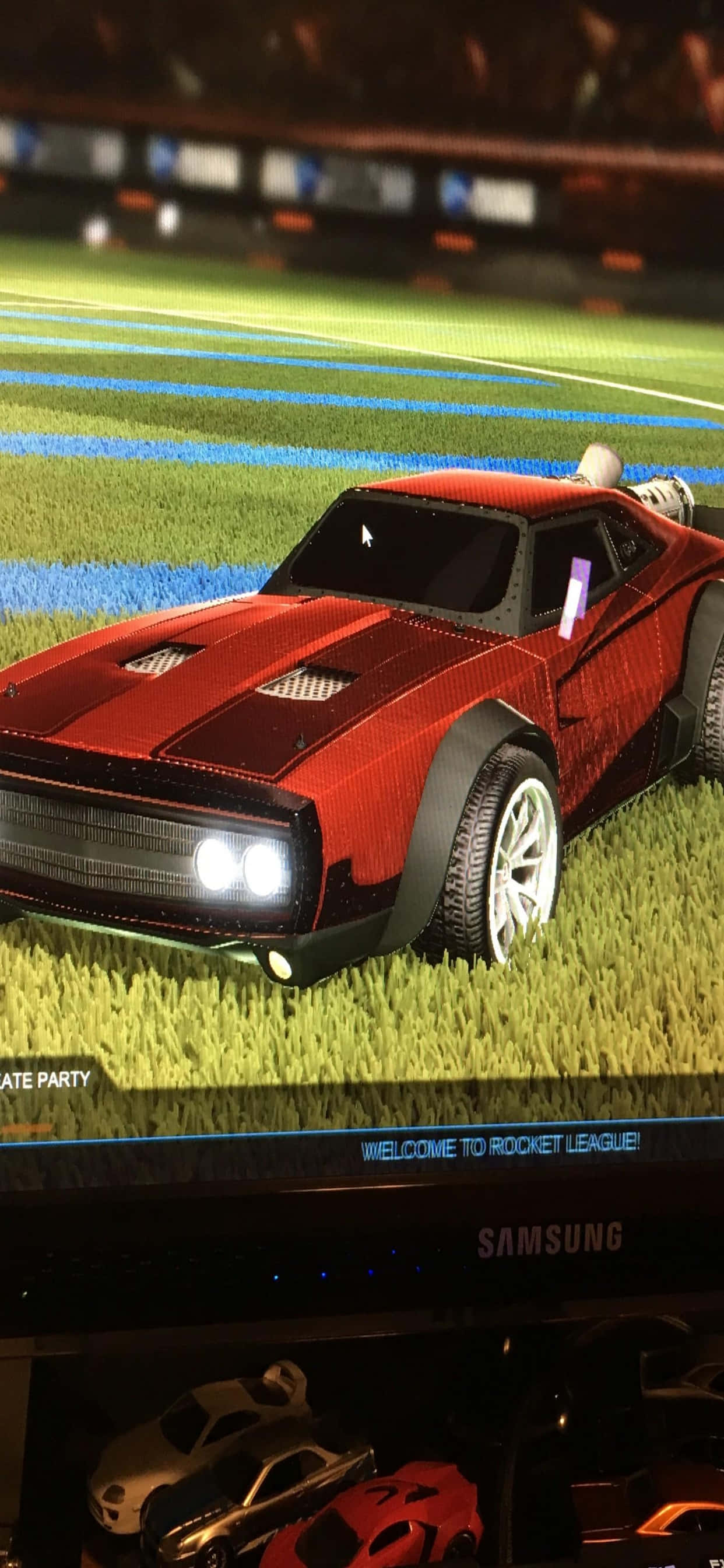Neem jou Rocket League-vaardighede na nuwe hoogtes met die iPhone Xs Max Muurpapier