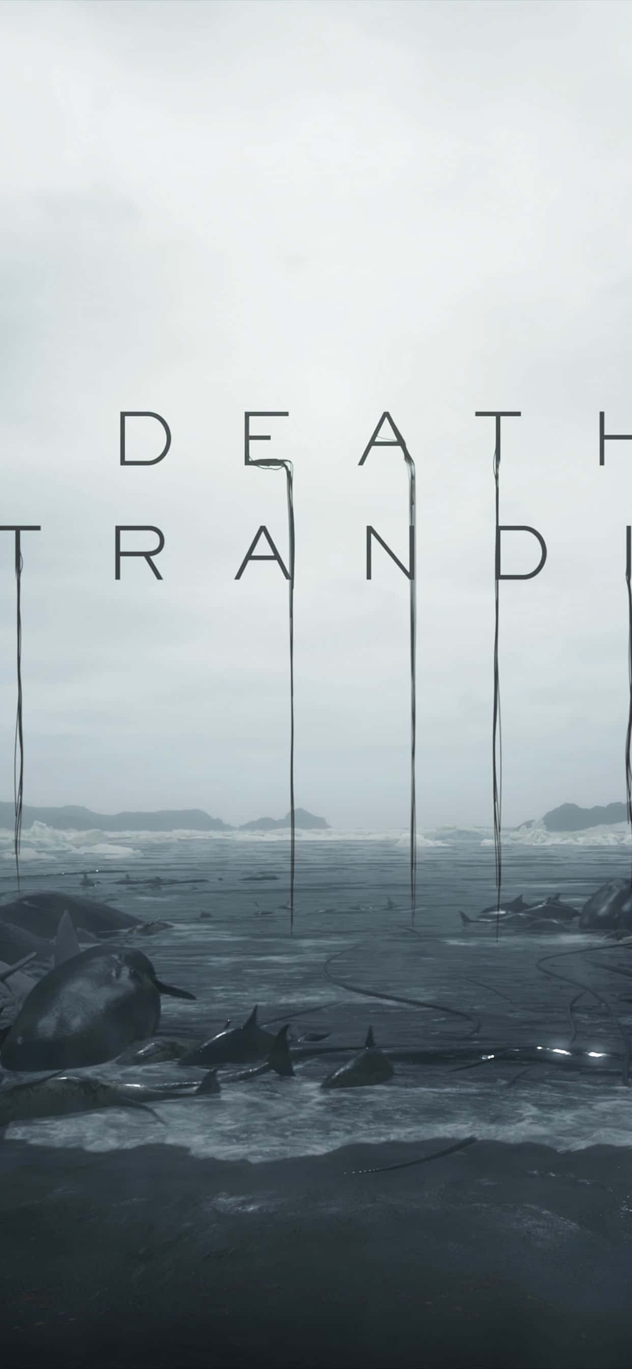 "Neem jou speletjie na die volgende vlak met iPhone Xs Max en Death Stranding." Muurpapier