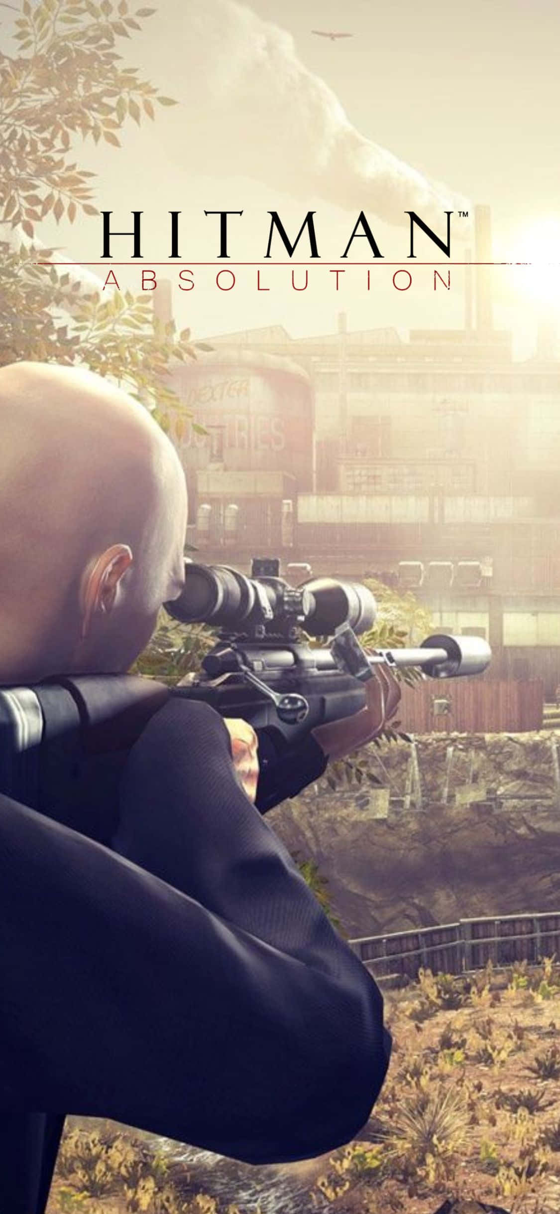 Neem jou speletjie-ervaring na die volgende vlak met Hitman Absolution vir iPhone X. Muurpapier