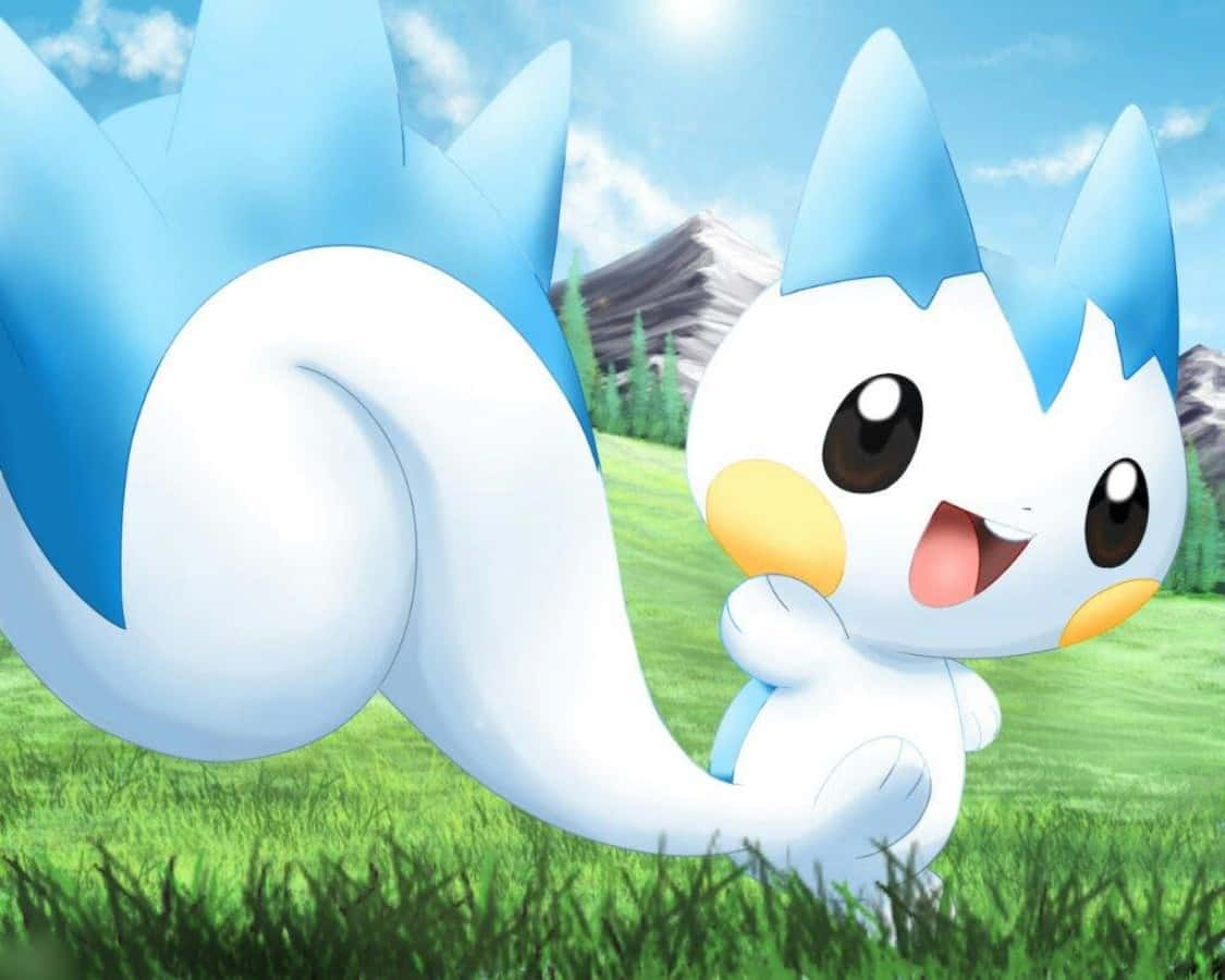 "Neem 'n breek en geniet oulike Pokemon!" Muurpapier