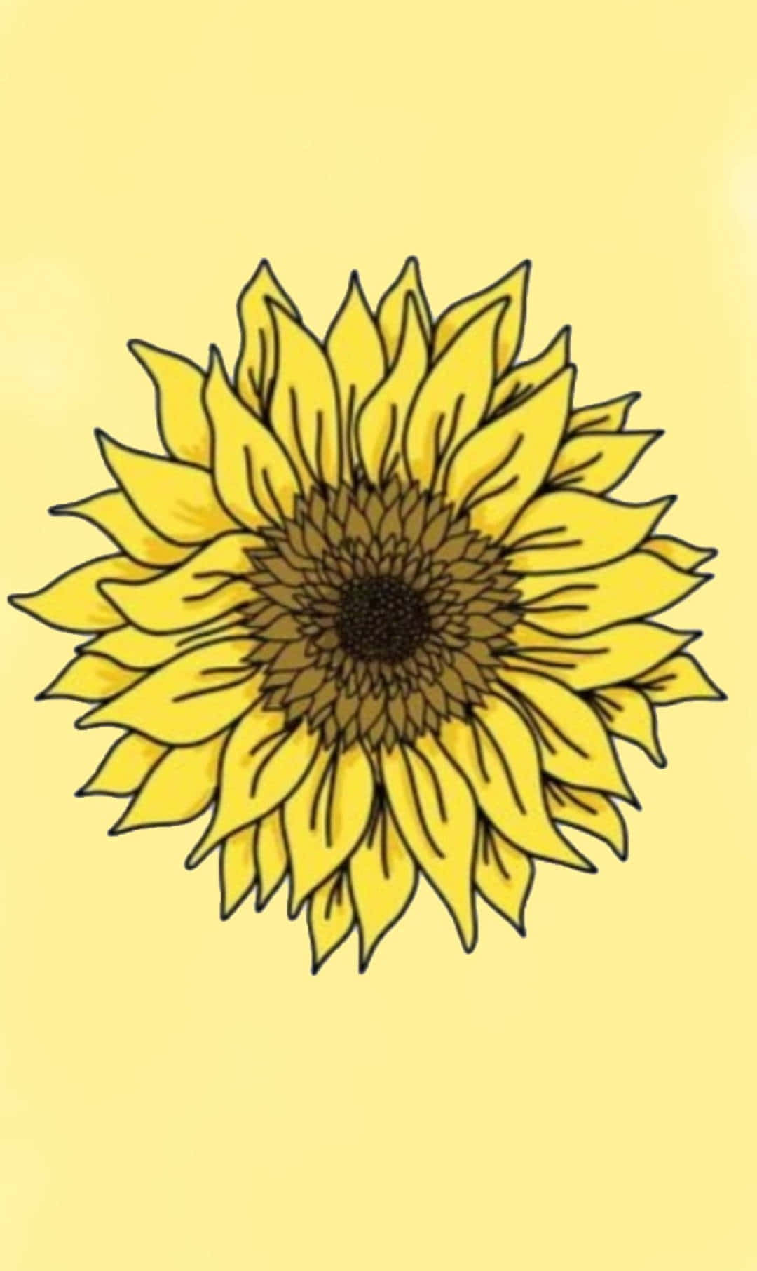 Neem tyd om stil te staan en die skoonheid van die sonneblom te waardeer. Muurpapier