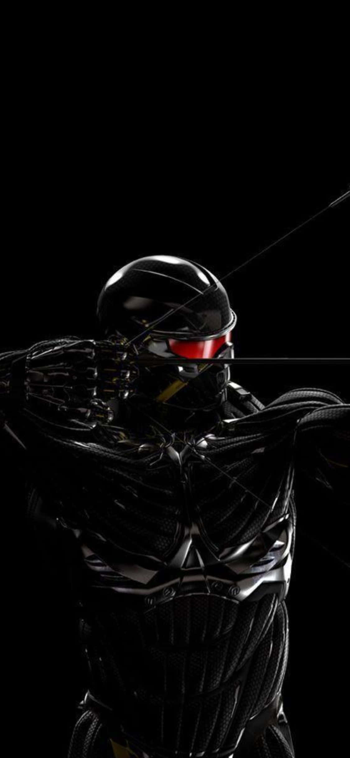 Neem vyande in Crysis 3 aan met die wonderlike krag van die iPhone X Muurpapier