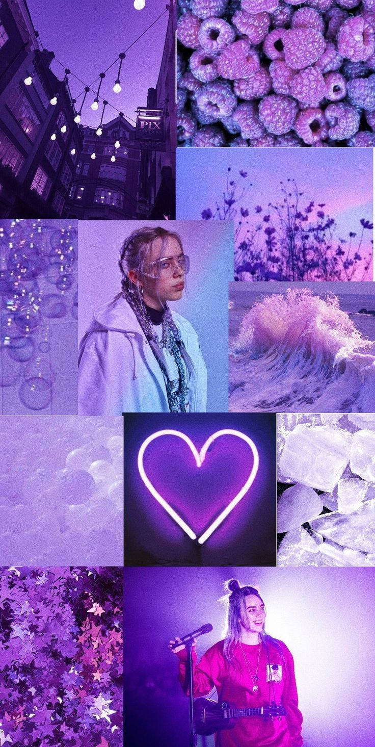 Neon en Ligte Pastelpers Tumblr Muurpapier