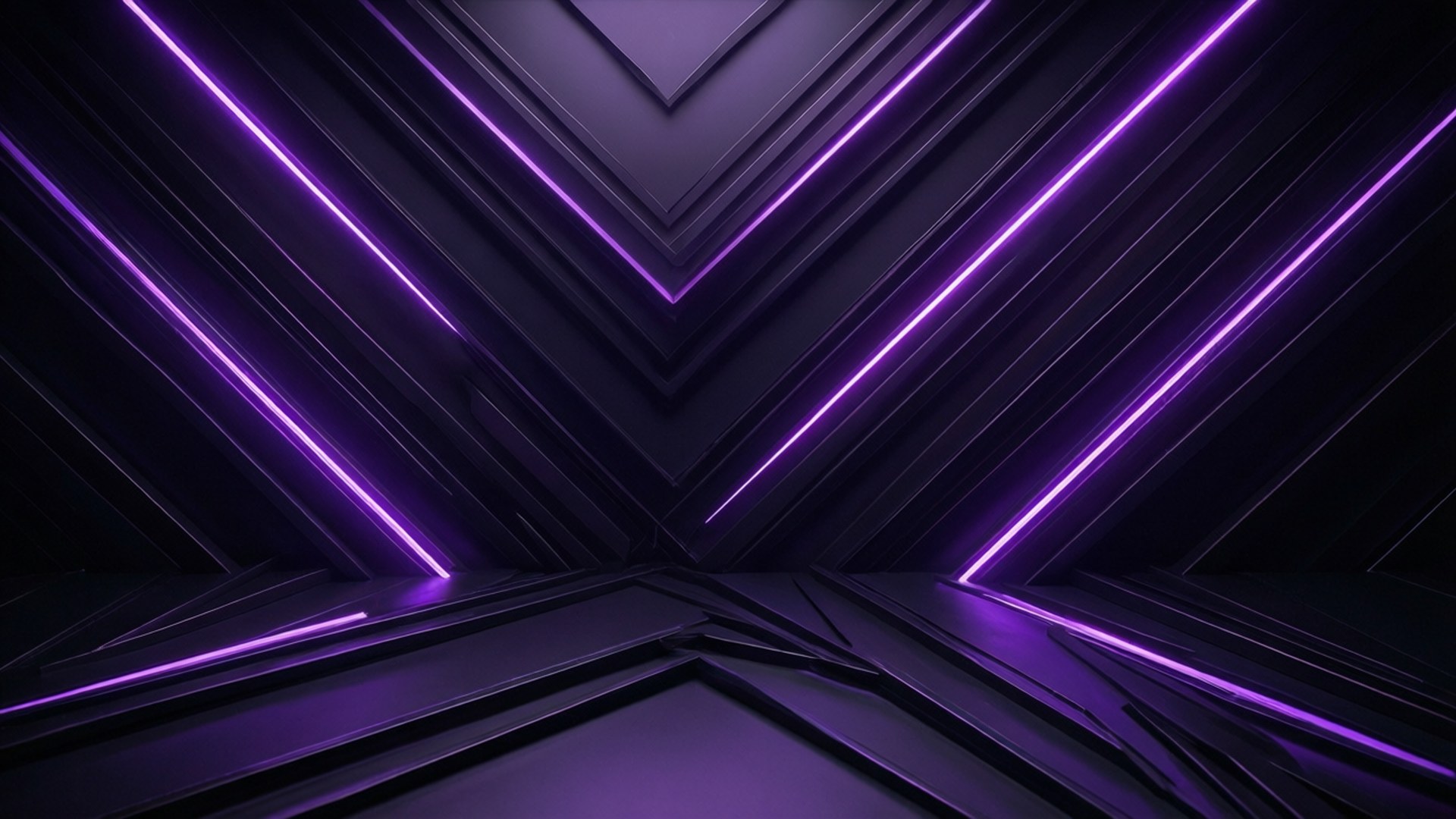 Neon Geometrie Muurpapier