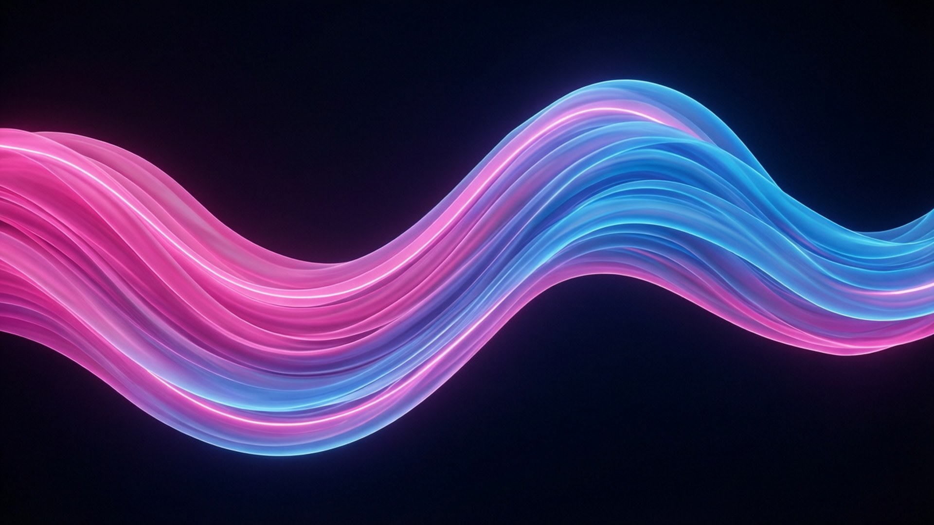 Neon Golf Abstrak Muurpapier