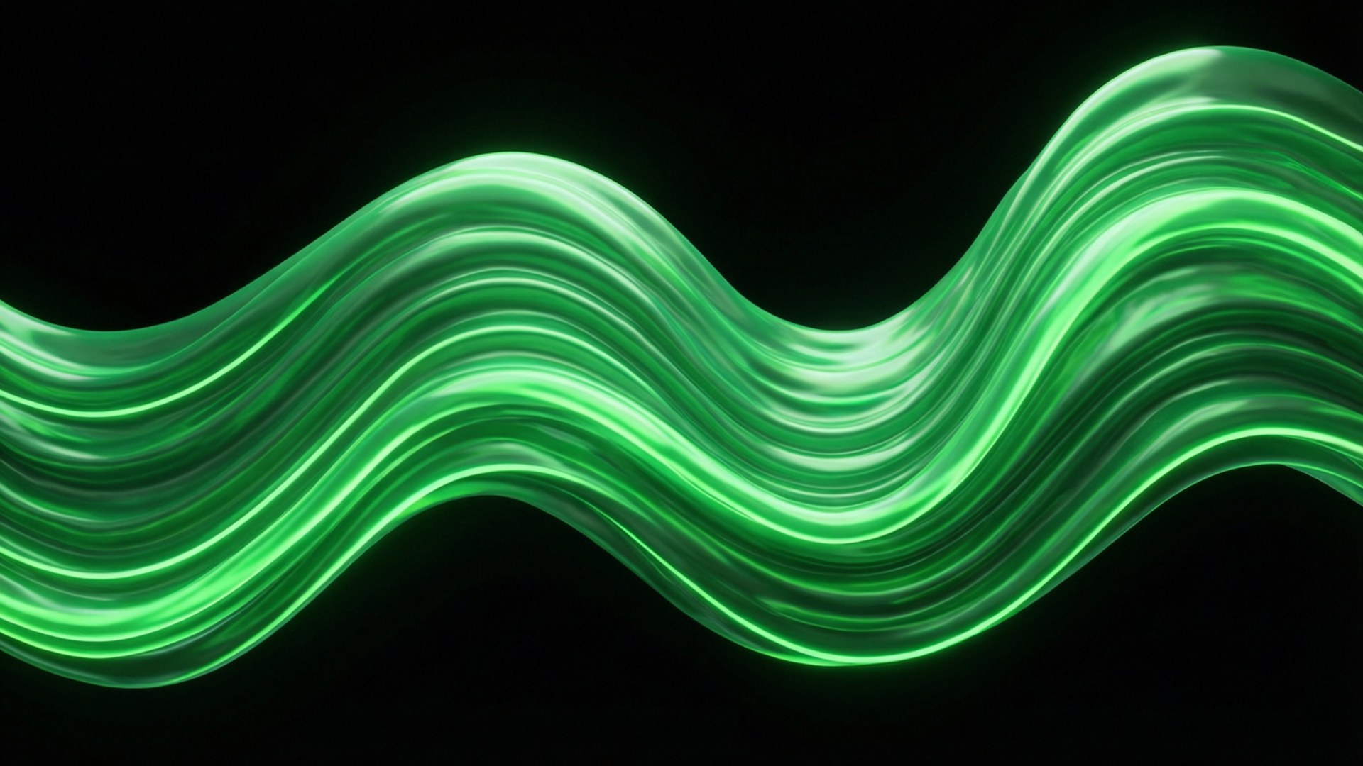Neon Golwe Muurpapier