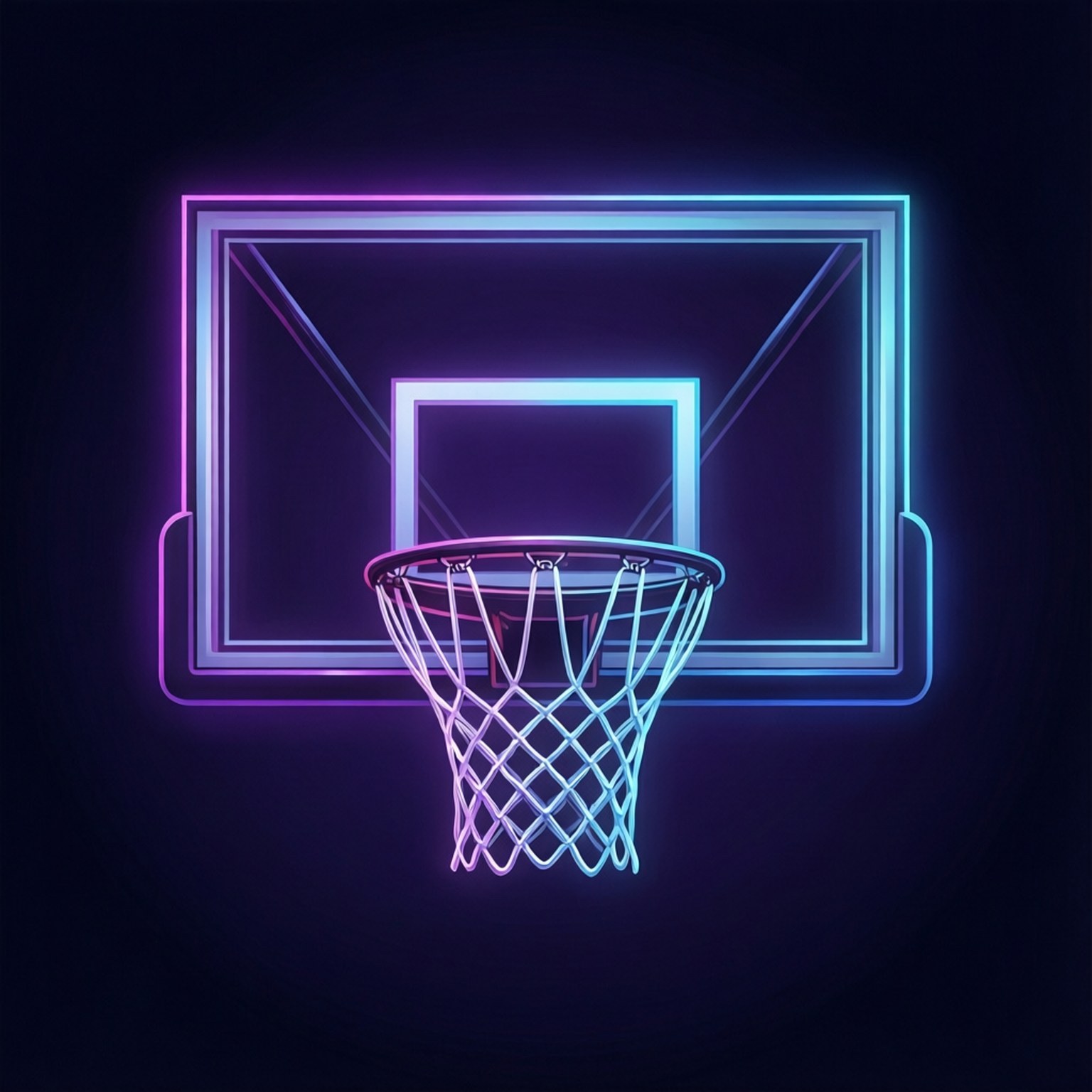 Neon Hoep Muurpapier
