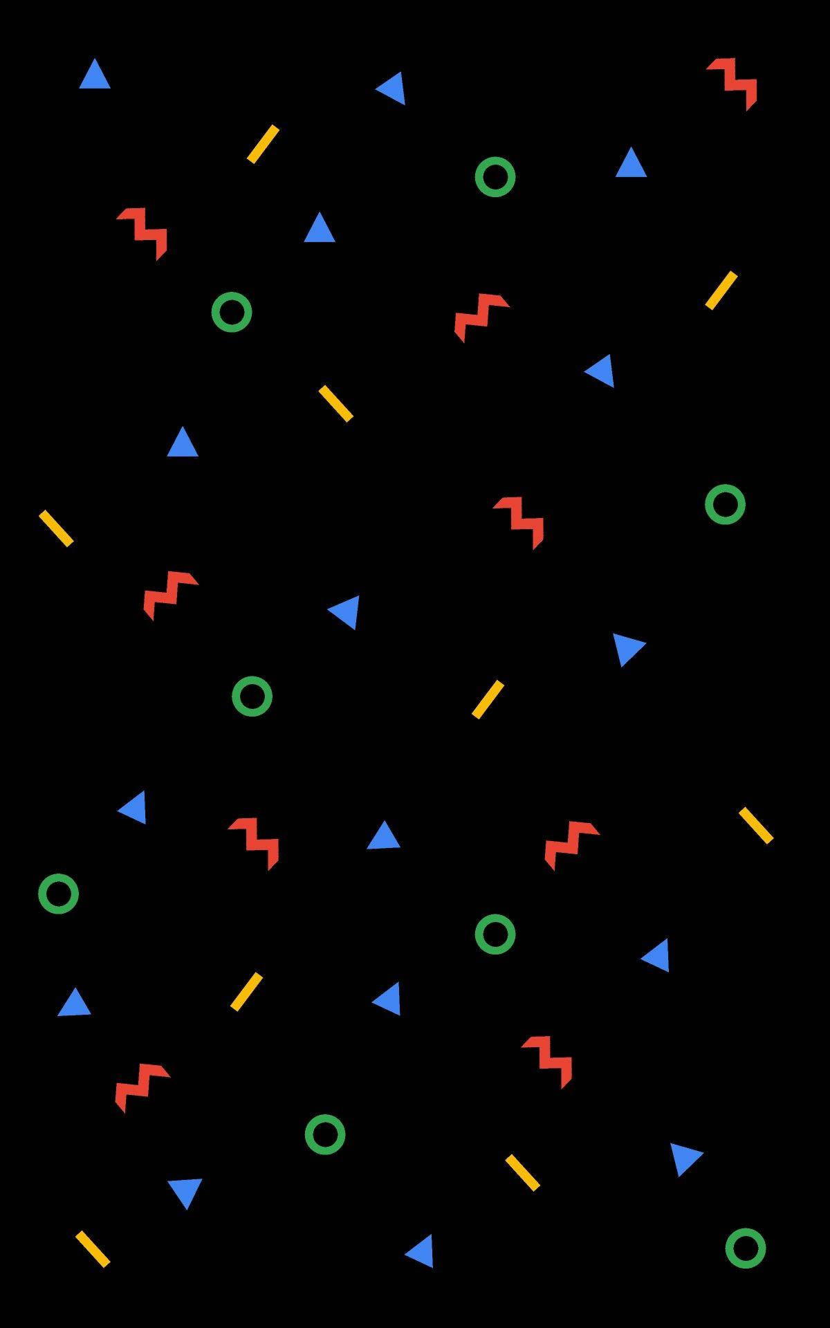 Neon Vormpatroon Muurpapier
