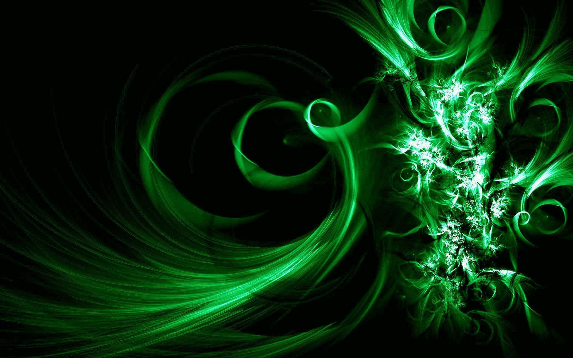 Neongroen Agtergrond Muurpapier