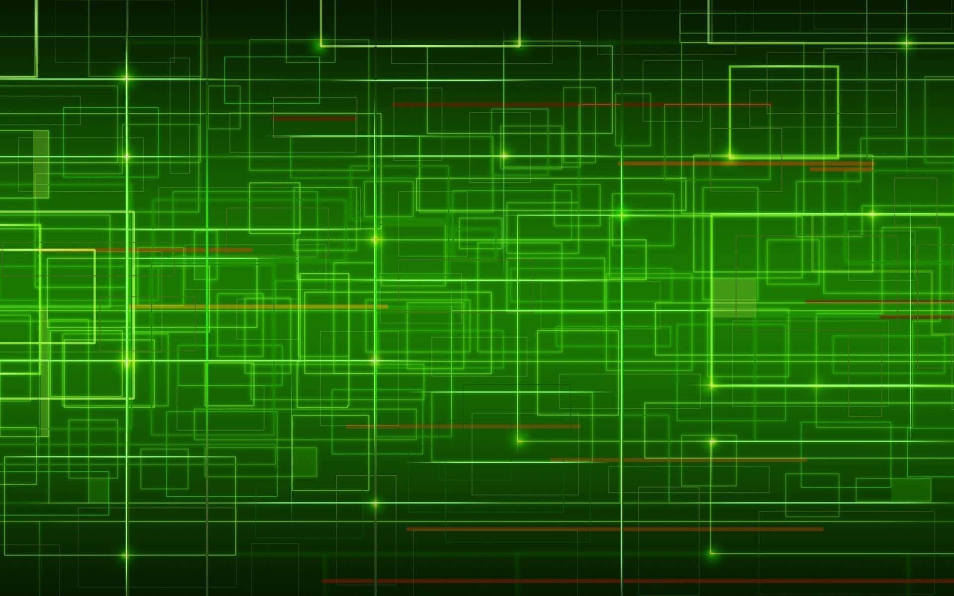 Neongroen Uitstraling Muurpapier