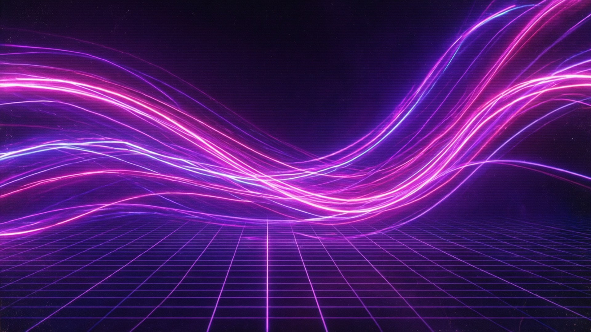 Neonligstrepe Muurpapier
