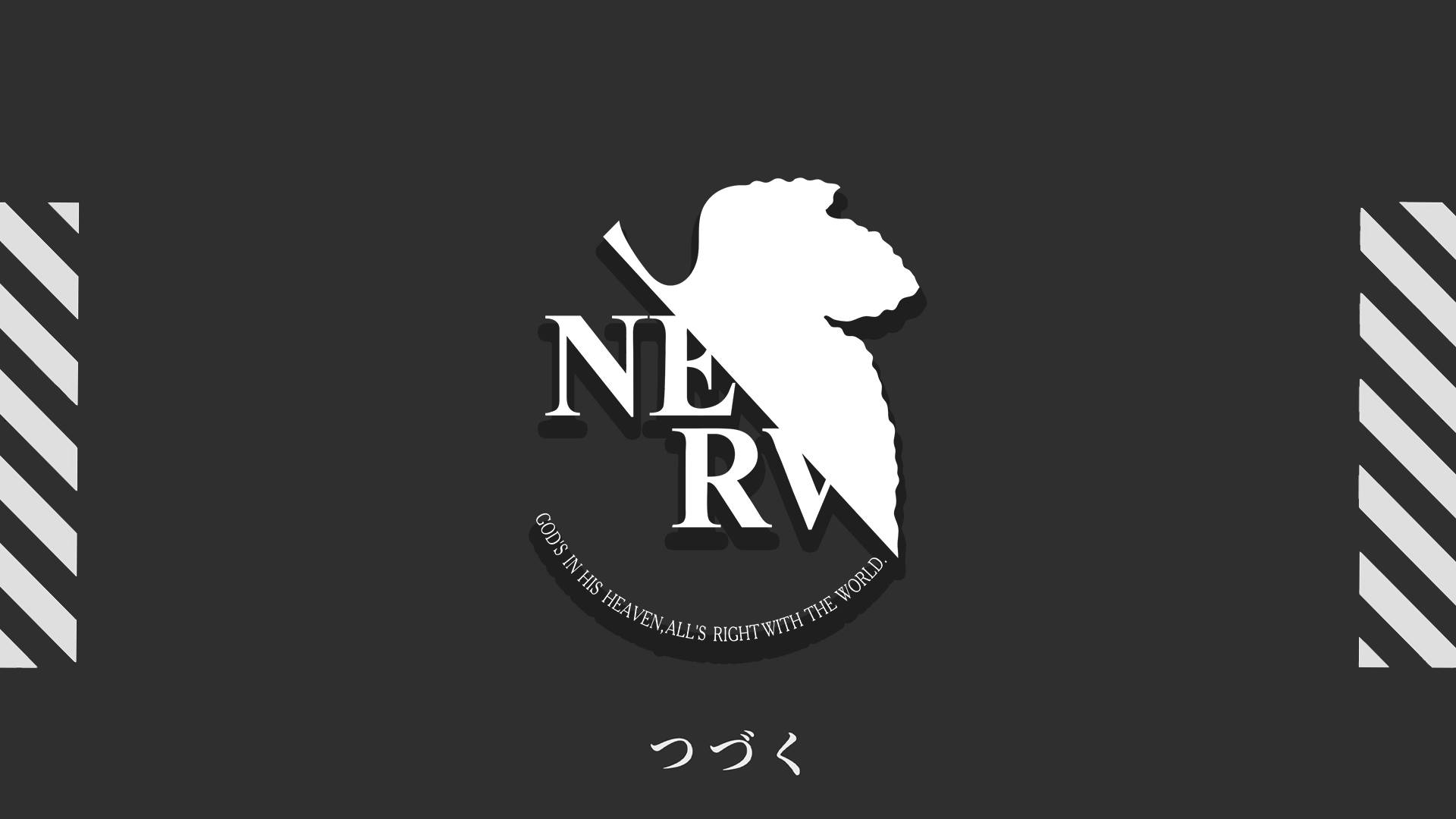 NERV Embleem Evangelion 4K Muurpapier