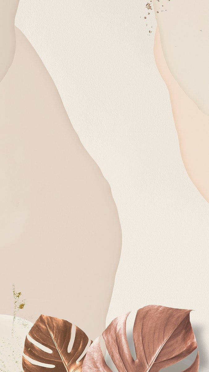 Neutrale iPhone Bruin Blaar Muurpapier