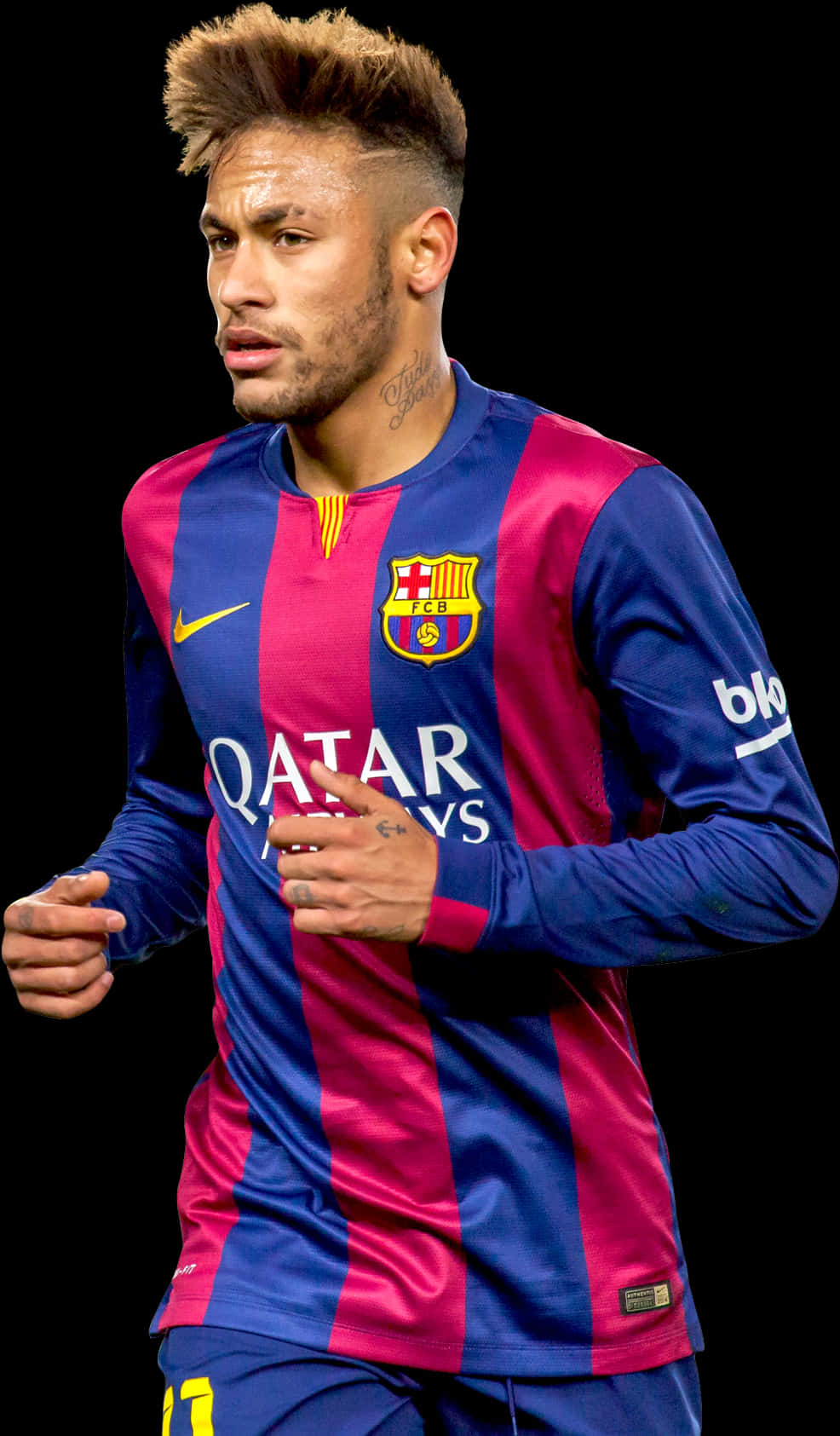 Neymar Barcelona Aksiefoto Muurpapier