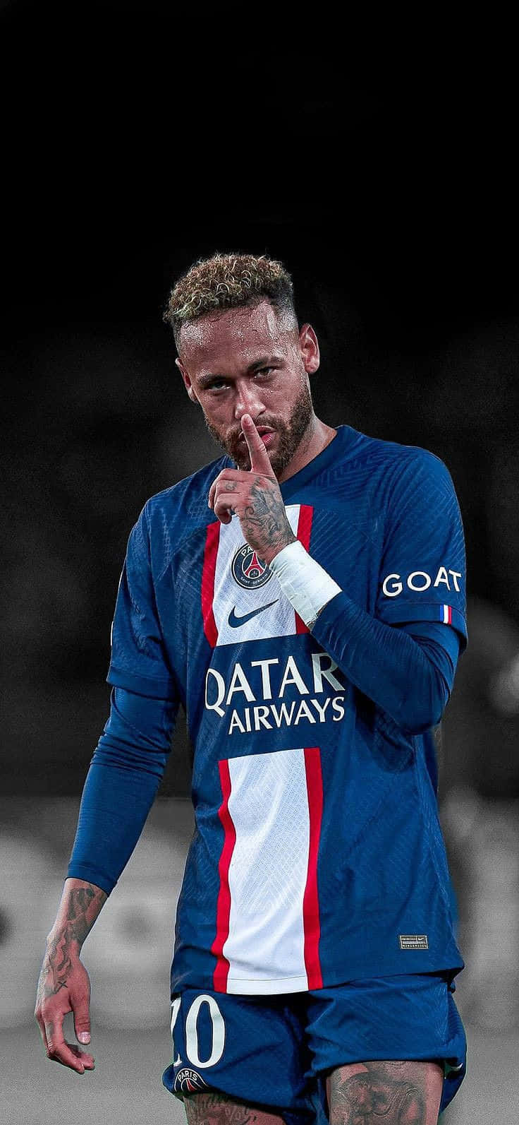 Neymar Cristiano Ronaldo Stigting Sokkerwedstryd Muurpapier