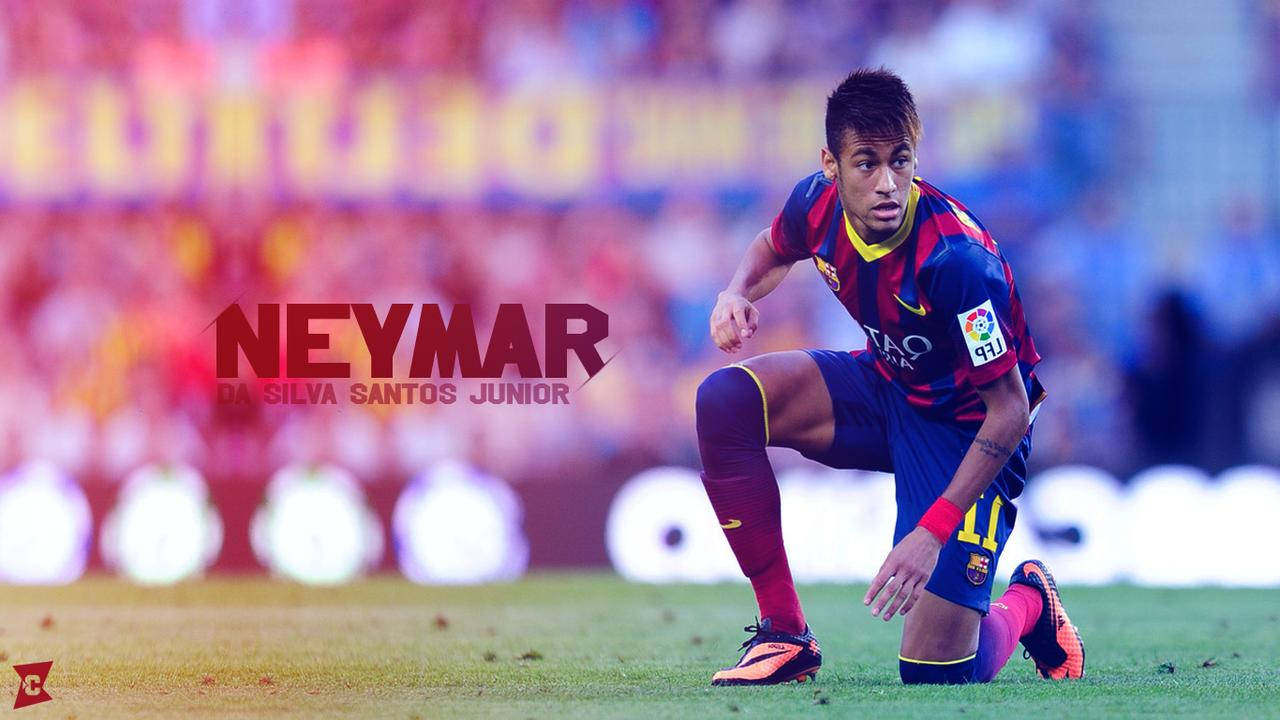 Neymar da Silva: 'n Wêreldklas Sokkerspeler Muurpapier