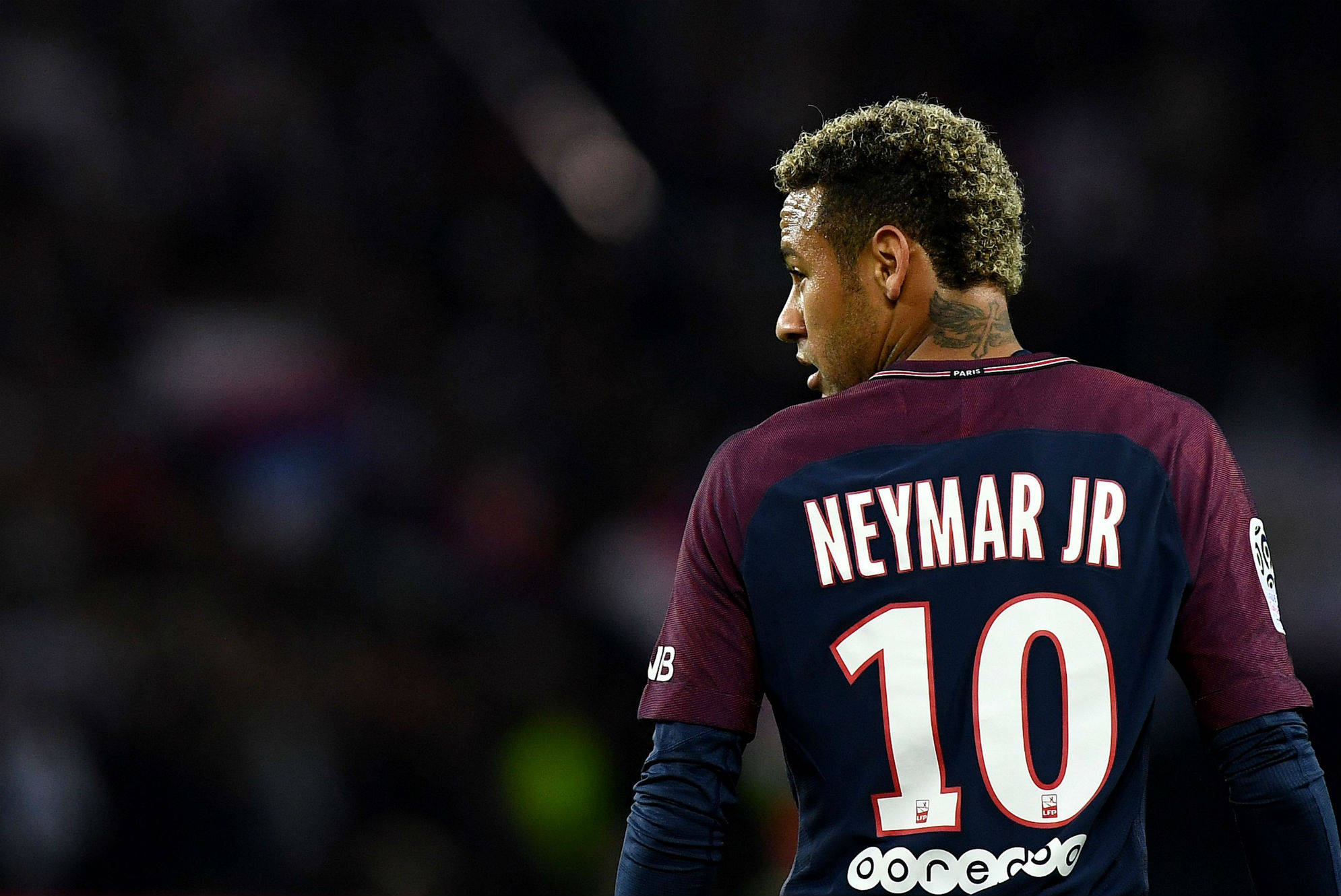 Neymar Jr Nommer 10-trui Muurpapier