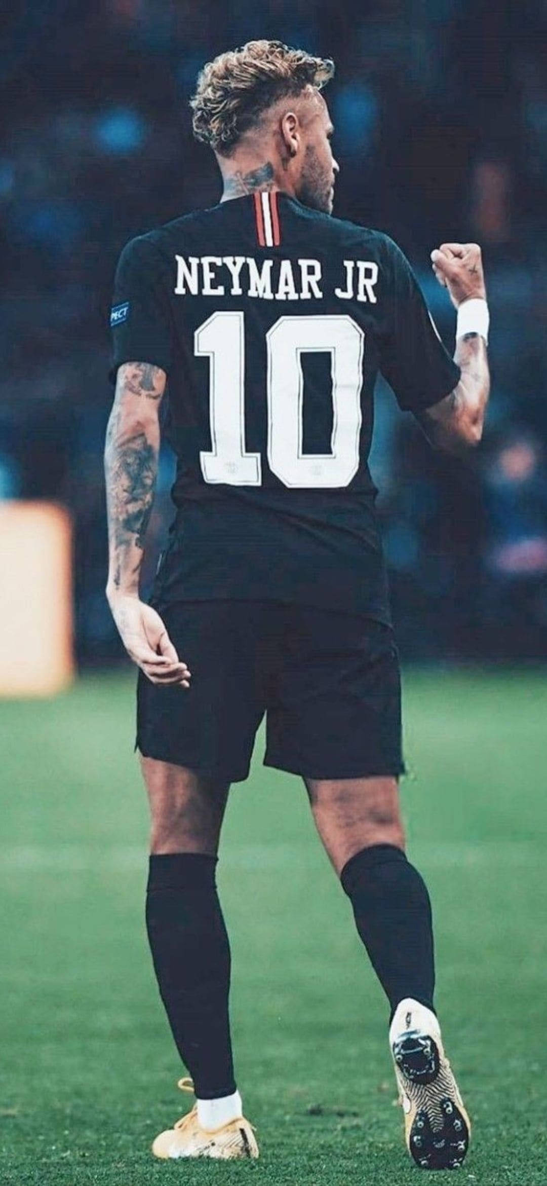 Neymar Jr Vuisstamp Muurpapier