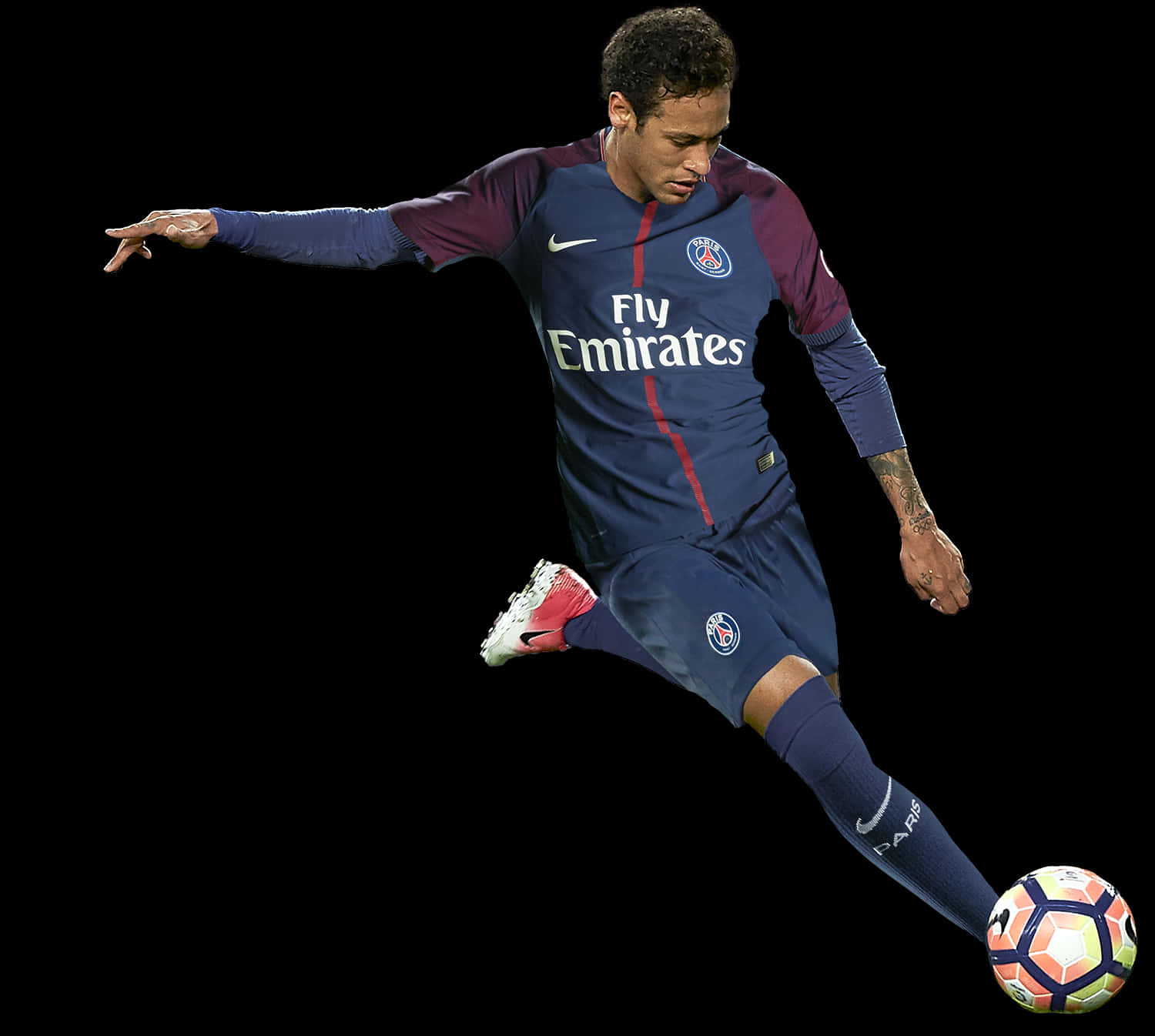 Neymar P S G Aksie Skoot Muurpapier