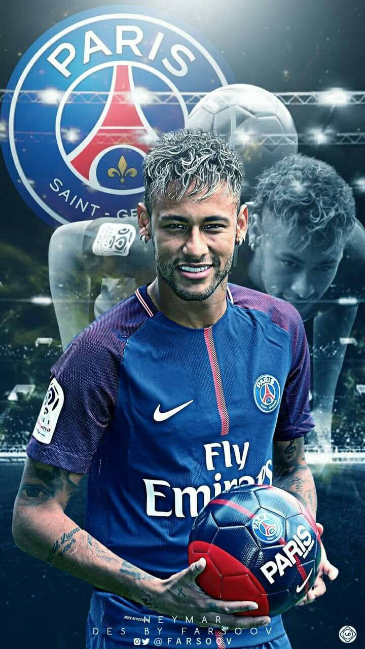 Swart Neymar Fan-kuns-agtergrond.