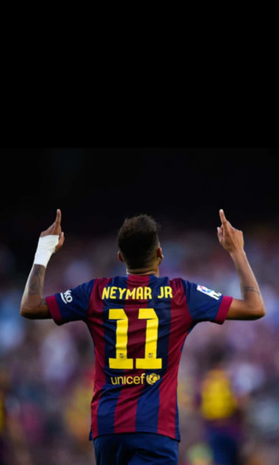 Neymar wat Vingers Optel iPhone Muurpapier