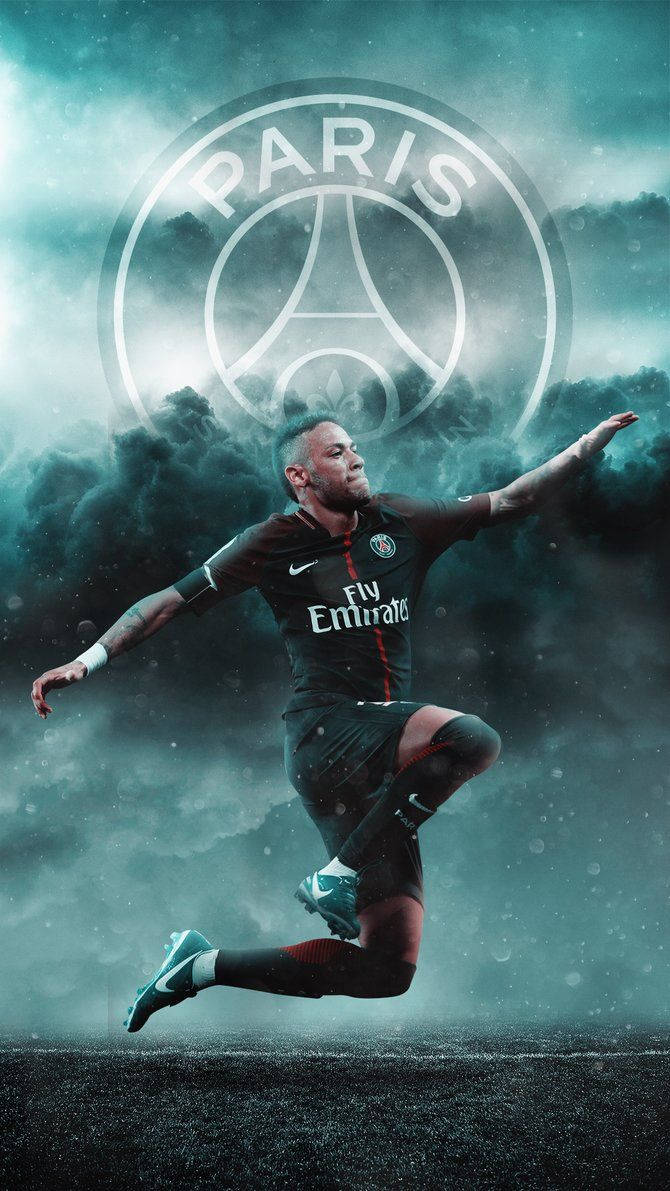 Neymar En RSG-logo-agtergrond.