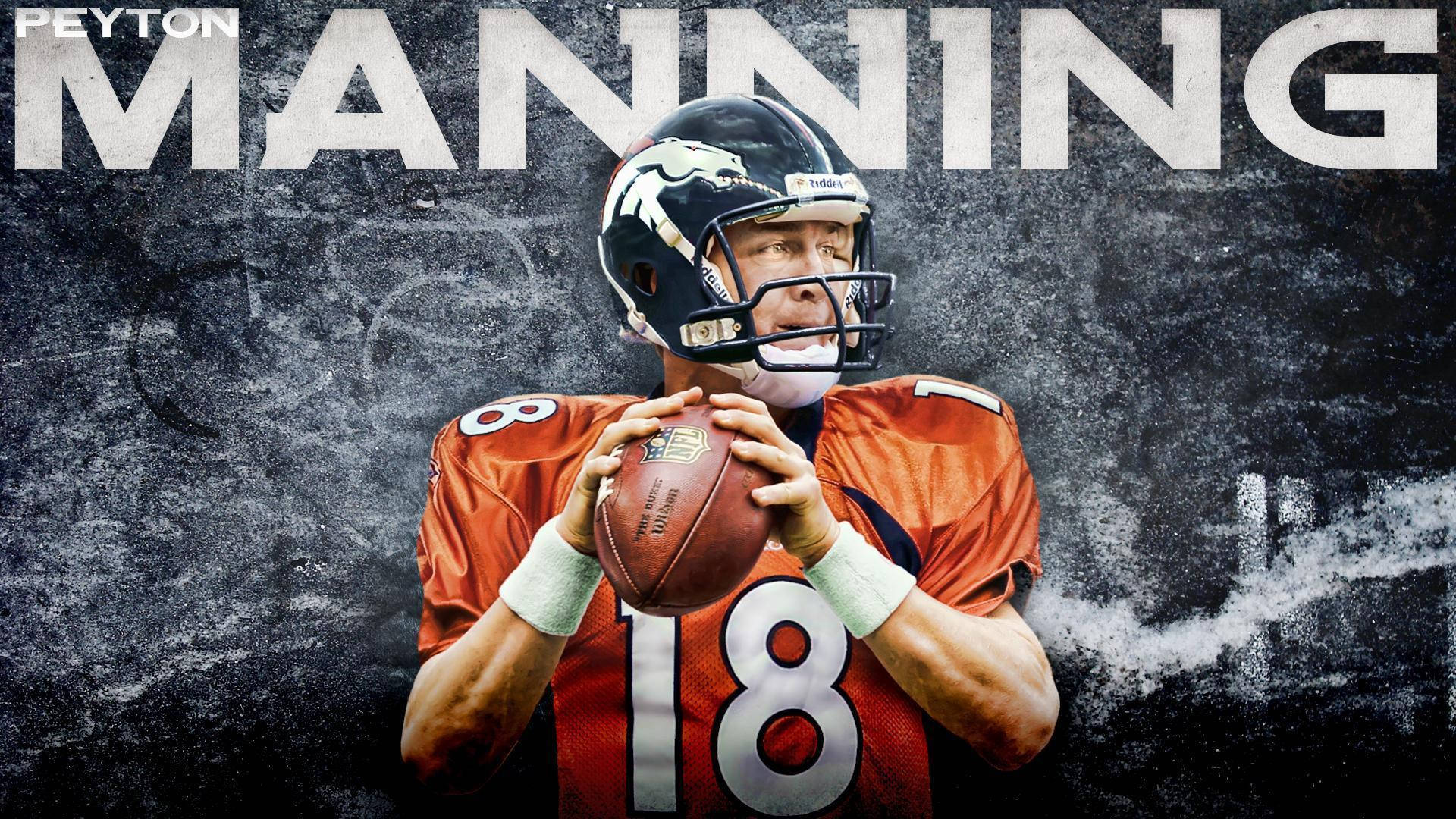 NFL Sokkerspeler Wat Die Bal Vashou Muurpapier
