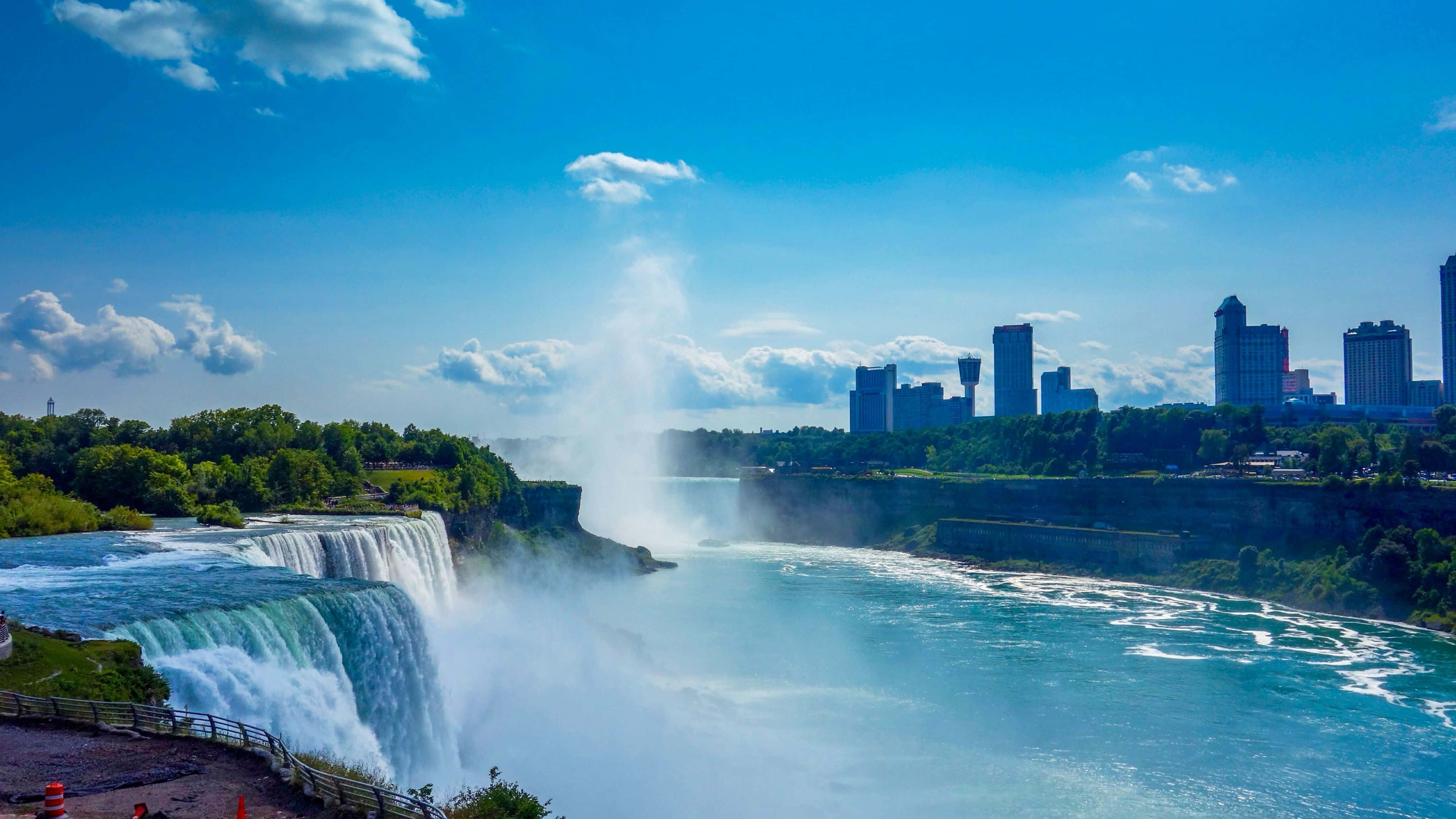 Niagara Waterfall Staatspark 4K Monitor Muurpapier