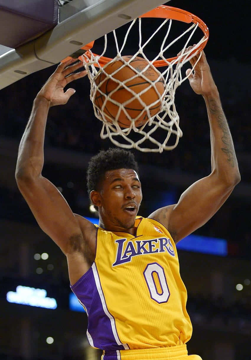 Nick Young en die Ring Muurpapier