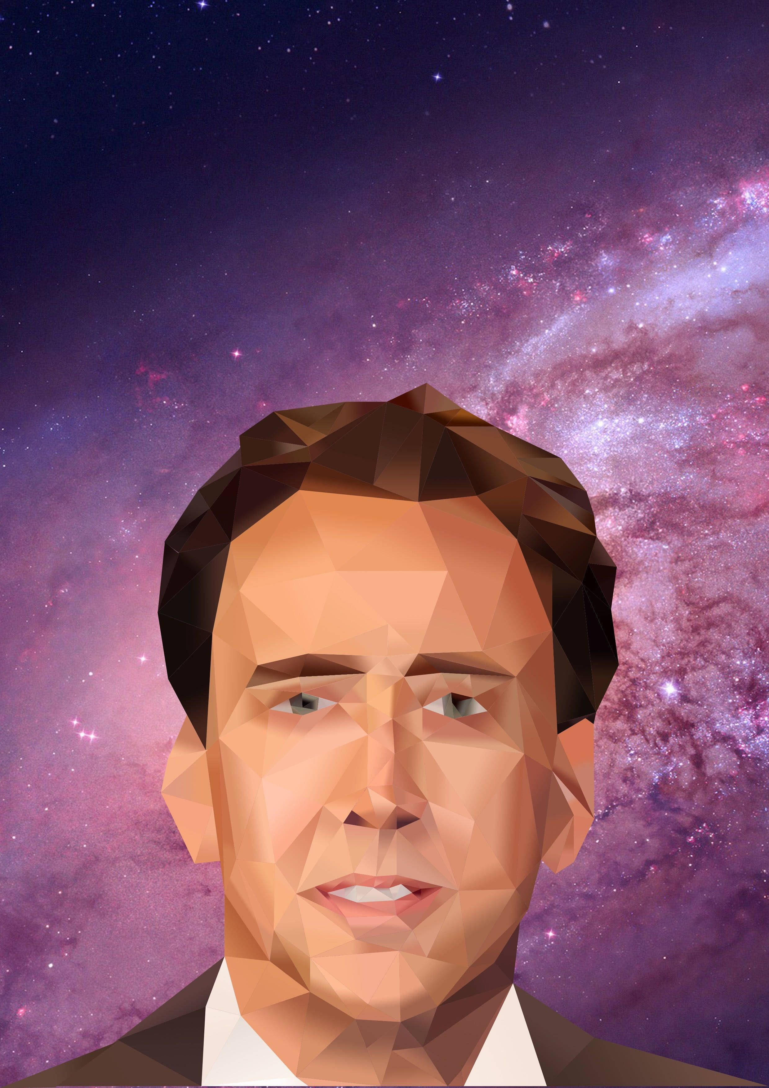Nicolas Cage Aanhangerkuns Muurpapier